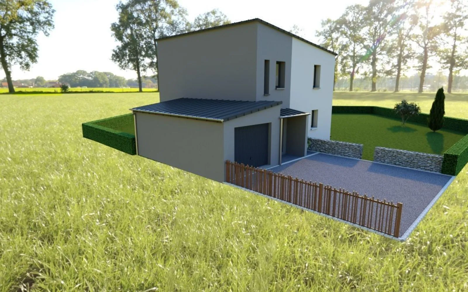 Projet de construction d'une maison 121 m² avec terrain à HEDE (35) à Hédé-Bazouges — photo 2