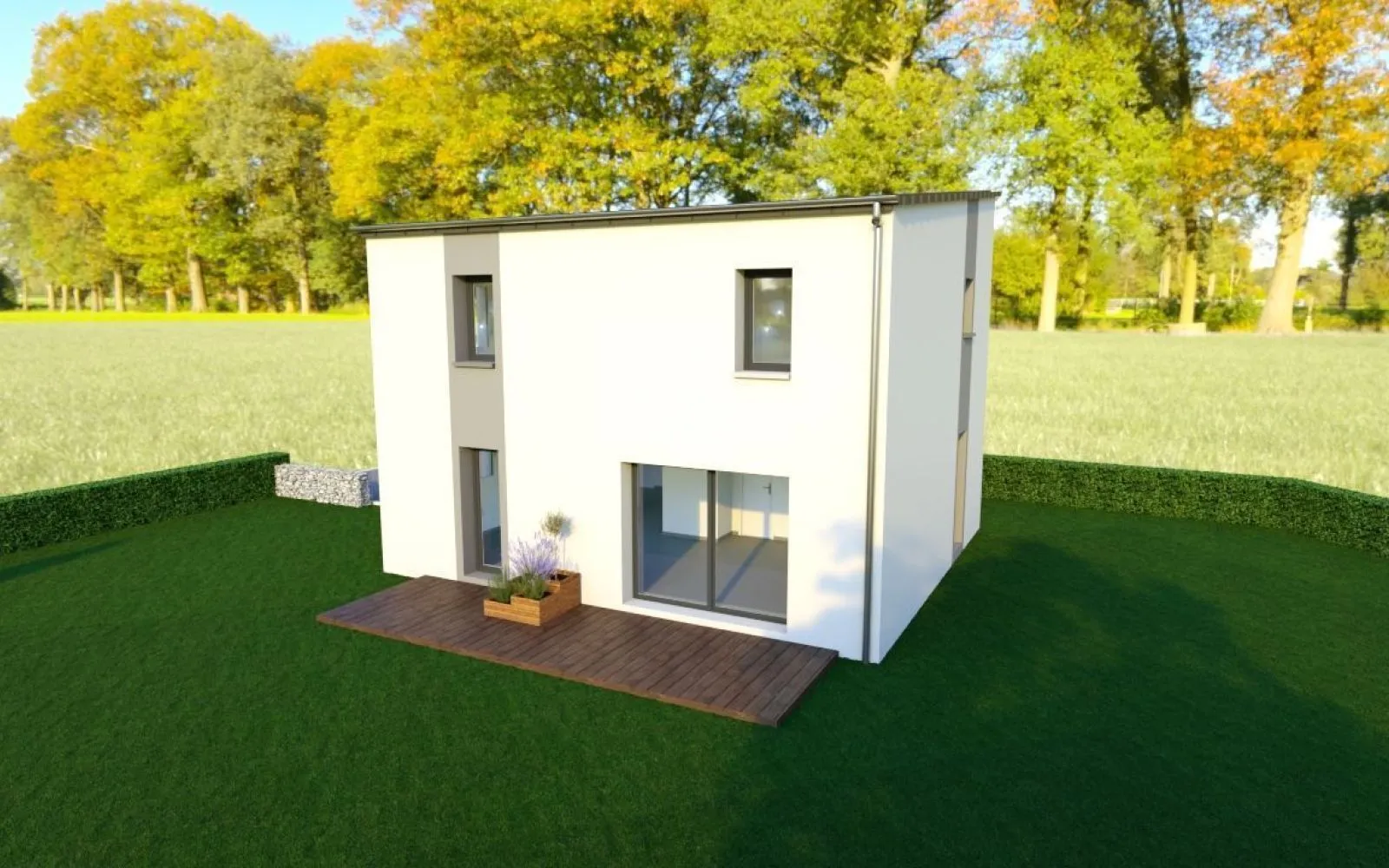 Projet de construction d'une maison 121 m² avec terrain à HEDE (35) à Hédé-Bazouges — photo 3