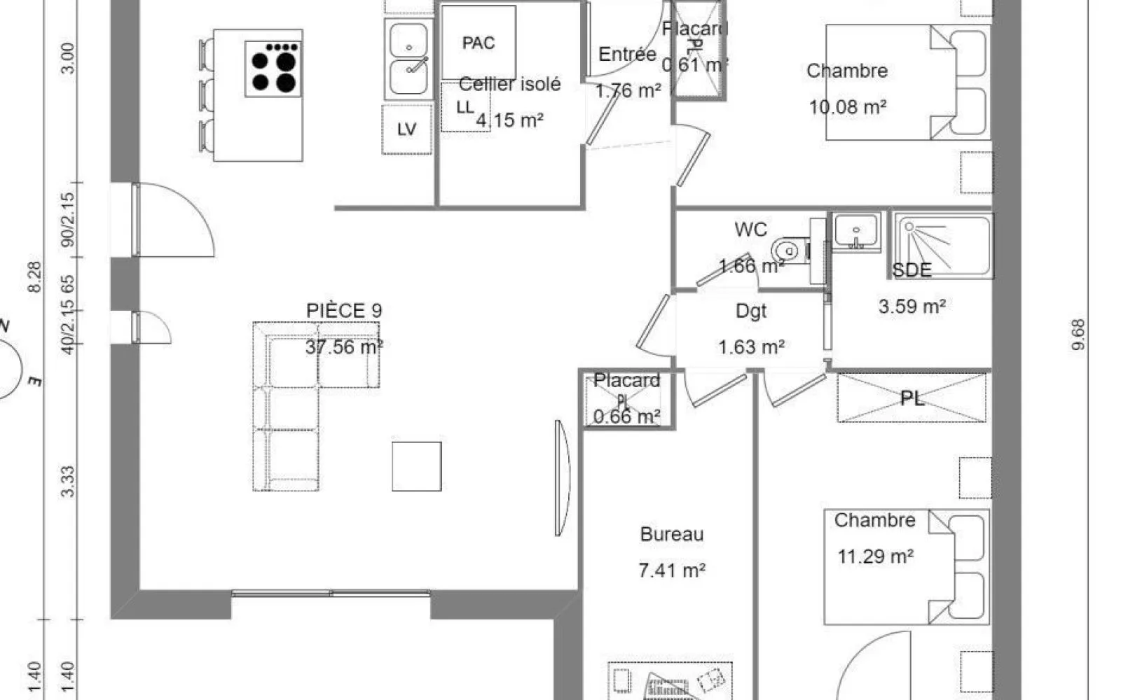 Projet de construction d'une maison 82 m² avec terrain à BALAZE (35) à Balazé — photo 4