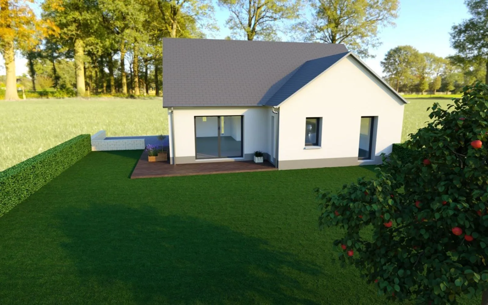 Projet de construction d'une maison 82 m² avec terrain à BALAZE (35) à Balazé — photo 3