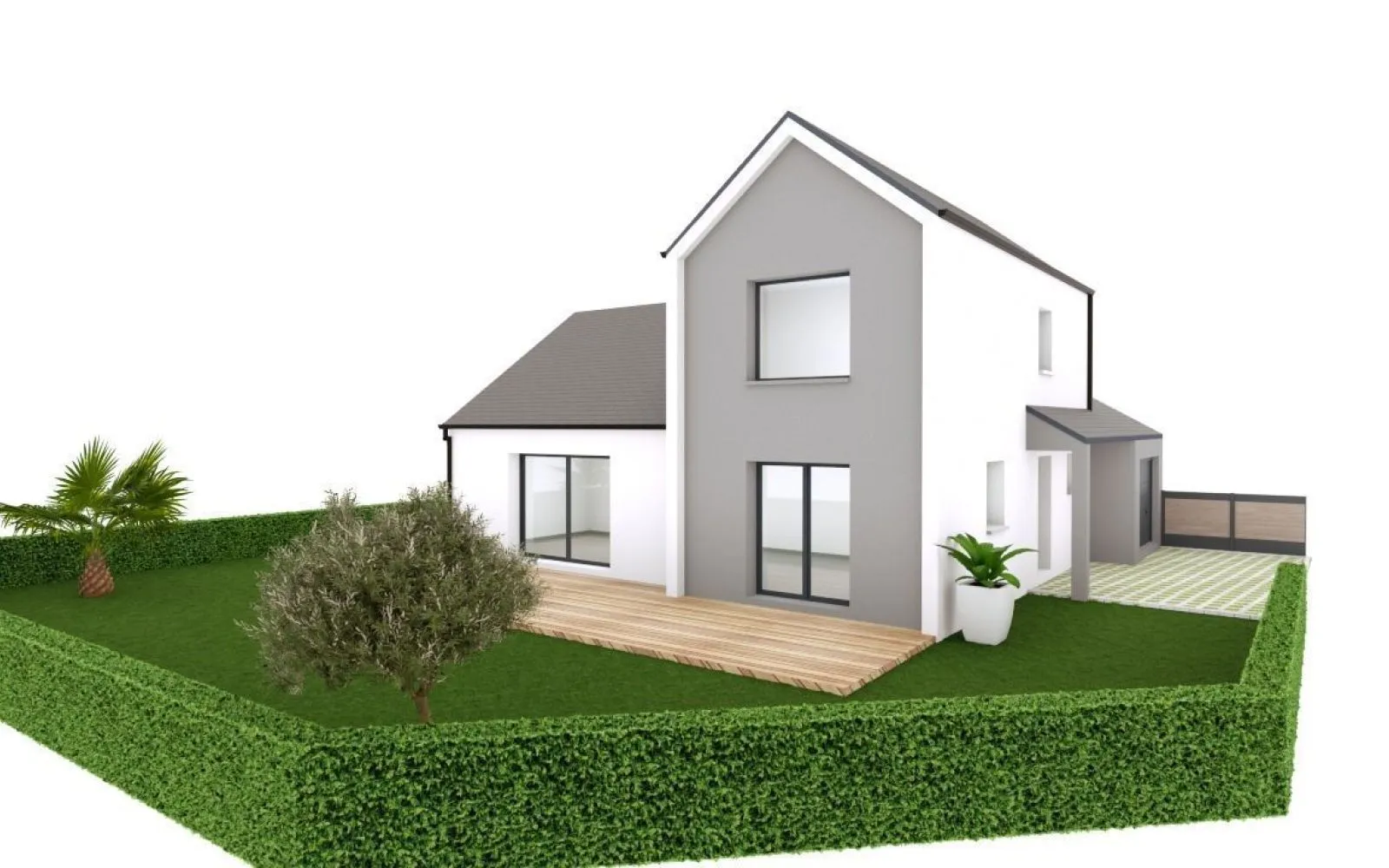 Projet de construction d'une maison 97 m² avec terrain à PLEUDIHEN-SUR-RANCE (22) à Pleudihen-sur-Rance — photo 2