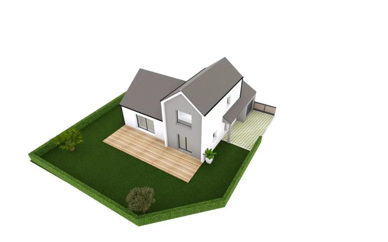 Projet de construction d'une maison 97 m² avec terrain à PLEUDIHEN-SUR-RANCE (22) à Pleudihen-sur-Rance — photo 3