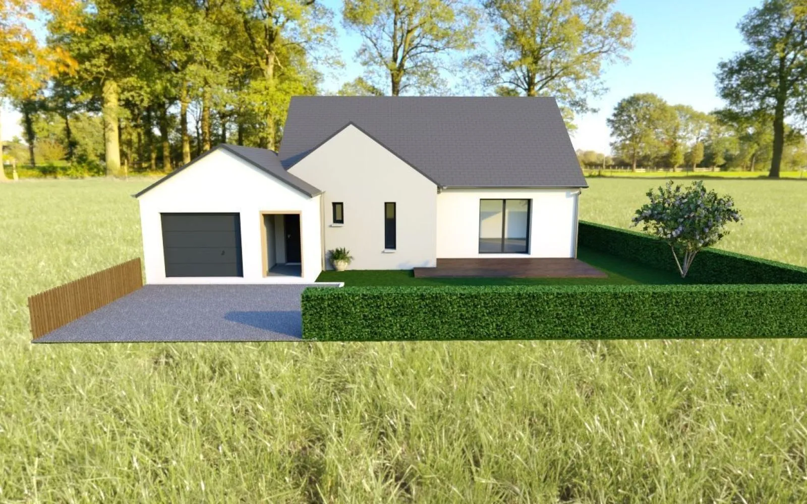 Projet de construction d'une maison 88 m² avec terrain à TORCE (35) à Torcé — photo 1