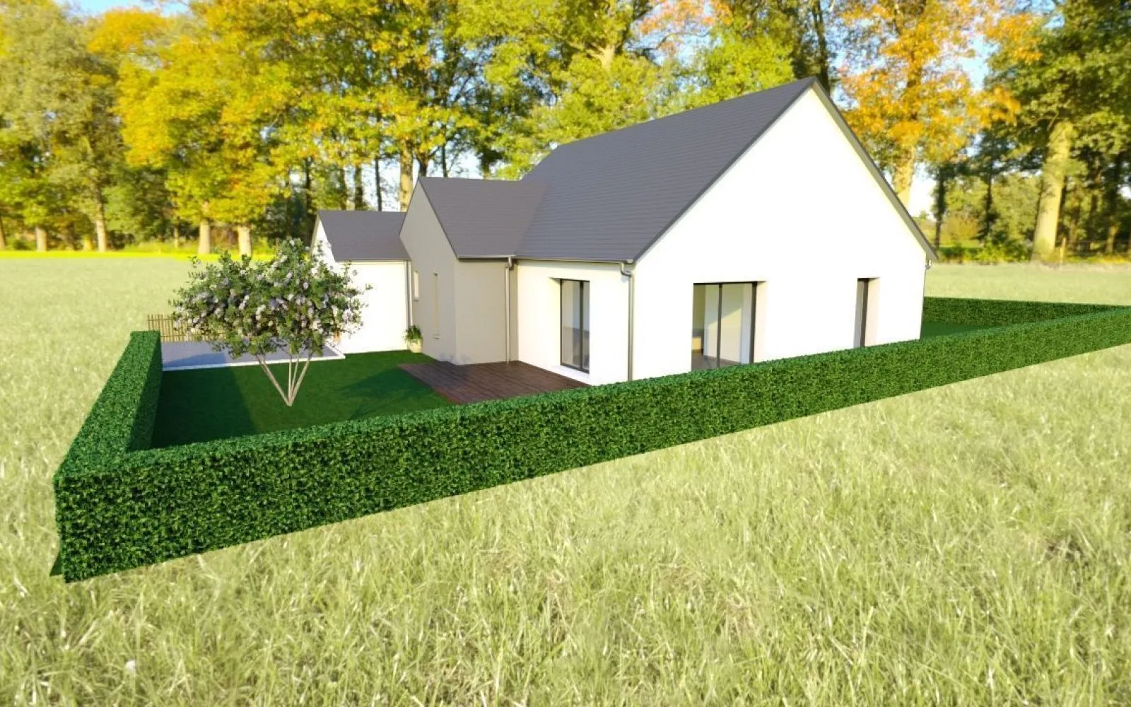 Projet de construction d'une maison 88 m² avec terrain à TORCE (35) à Torcé — photo 2