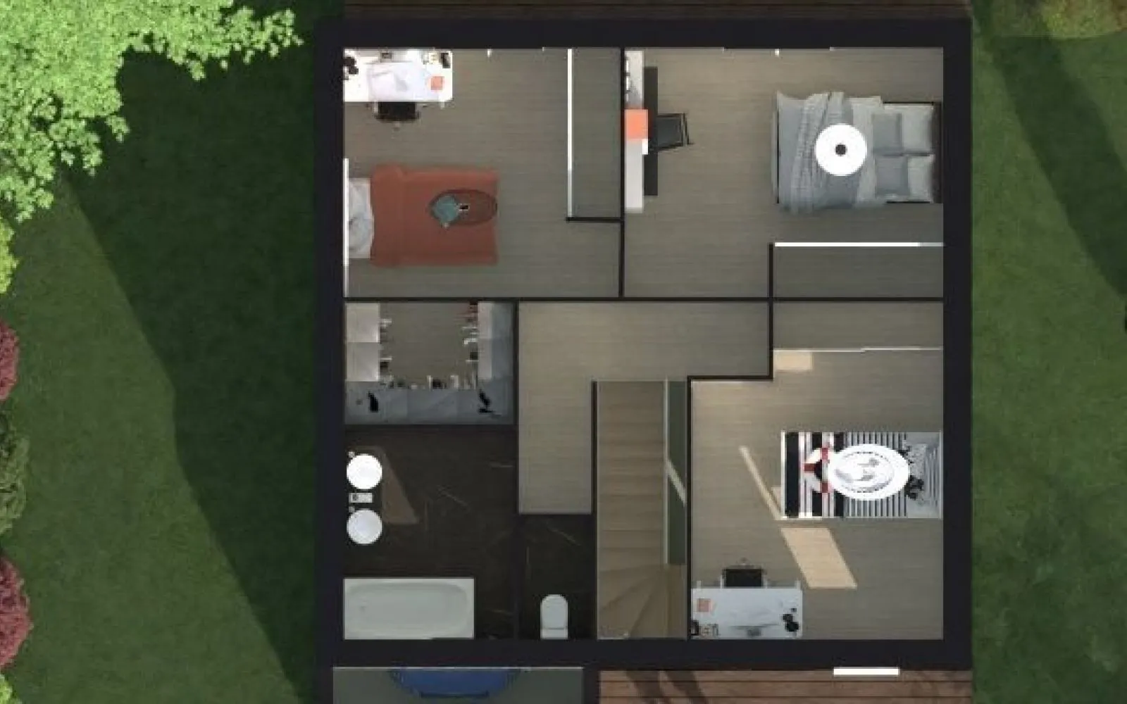 Projet de construction d'une maison 88 m² avec terrain à HEDE (35) à Hédé-Bazouges — photo 5