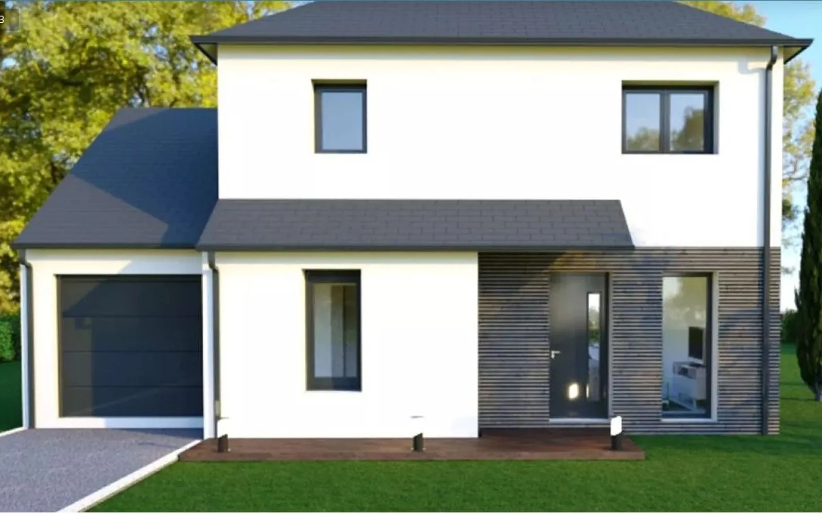 Projet de construction d'une maison 102 m² avec terrain à SAINT-CAST-LE-GUILDO (22) à Saint-Cast-le-Guildo — photo 1