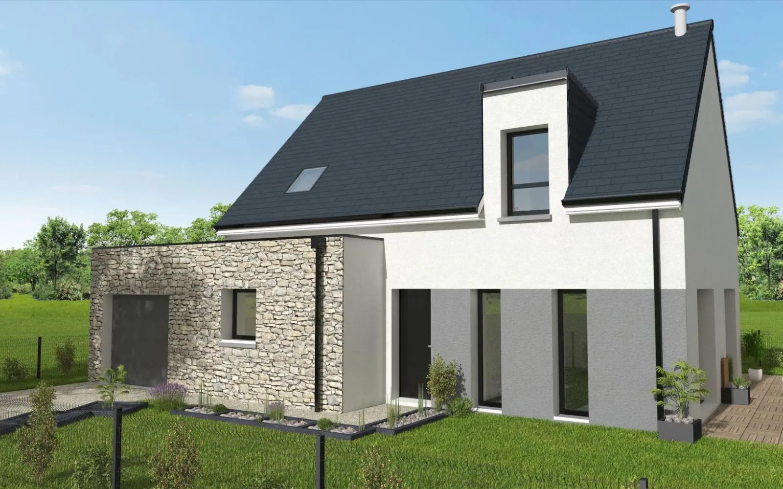 Projet de construction d'une maison 106 m² avec terrain à LANESTER (56) à Lanester — photo 1