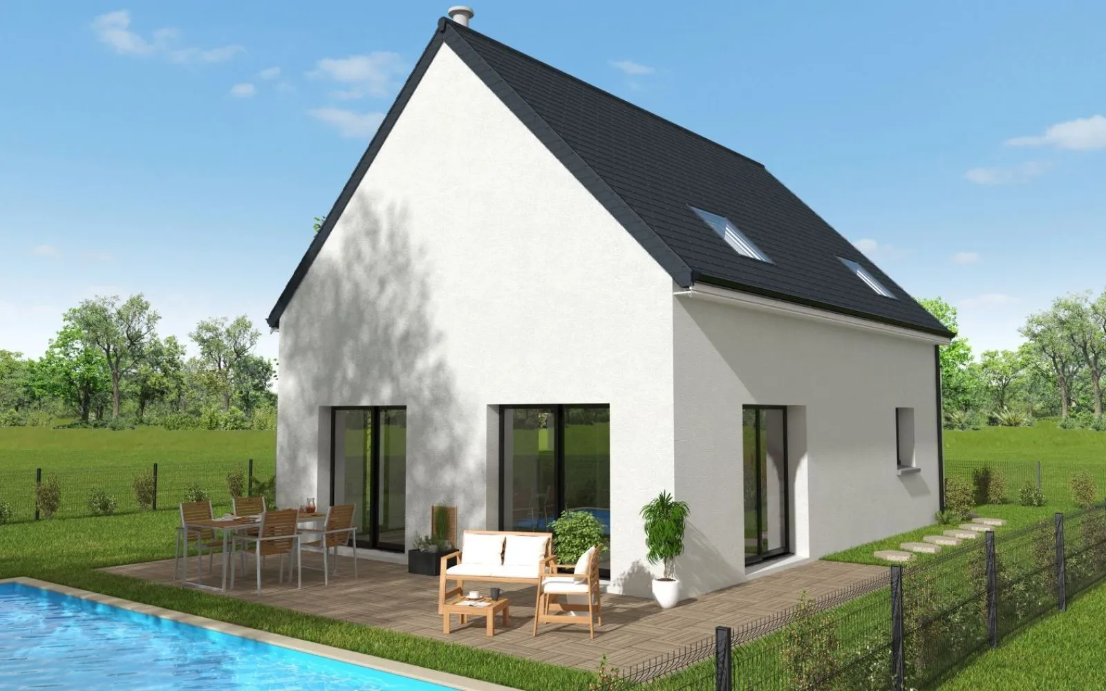 Projet de construction d'une maison 106 m² avec terrain à LANESTER (56) à Lanester — photo 2