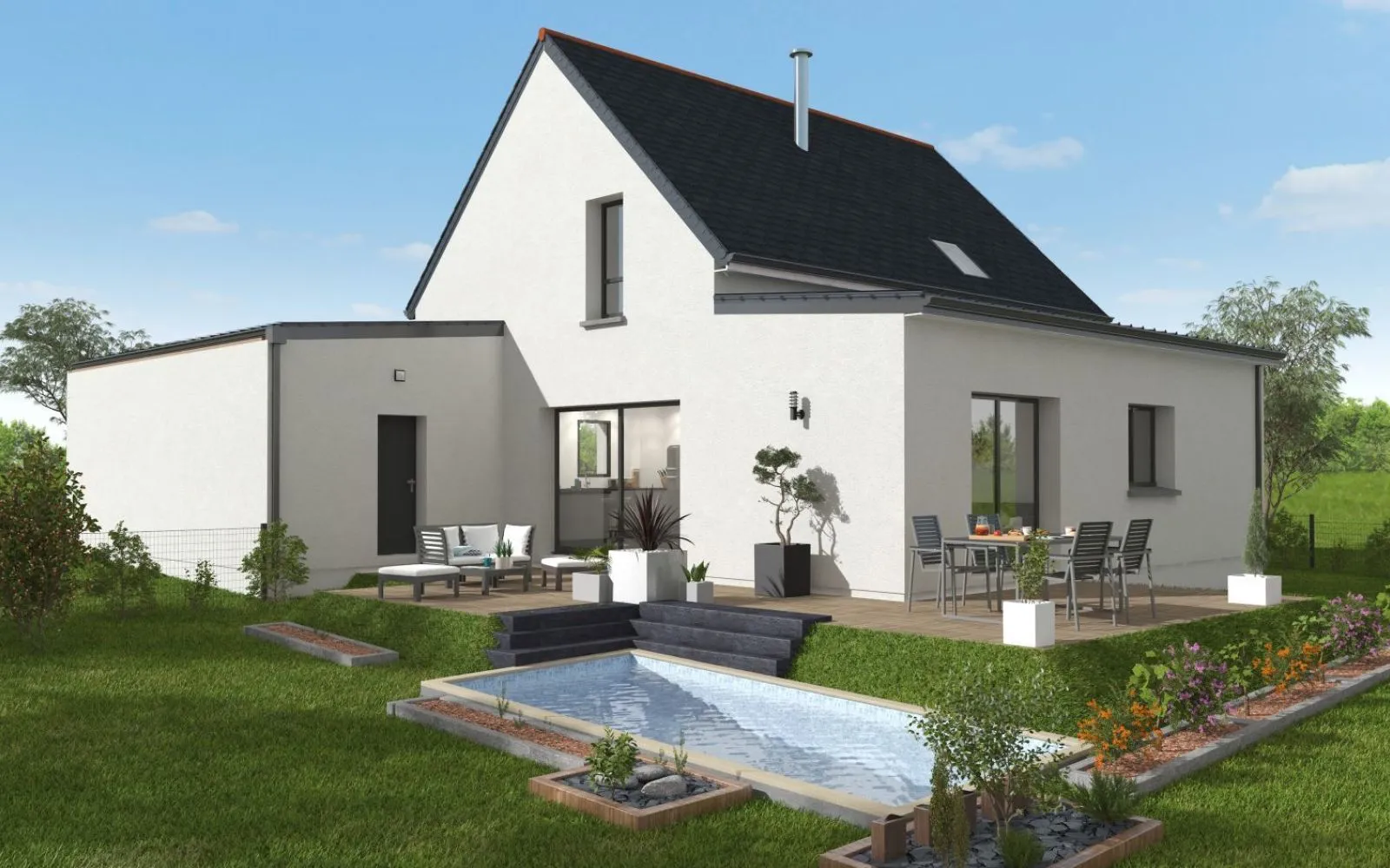 Projet de construction d'une maison 118 m² avec terrain à CORNILLE (35) à Cornille — photo 1