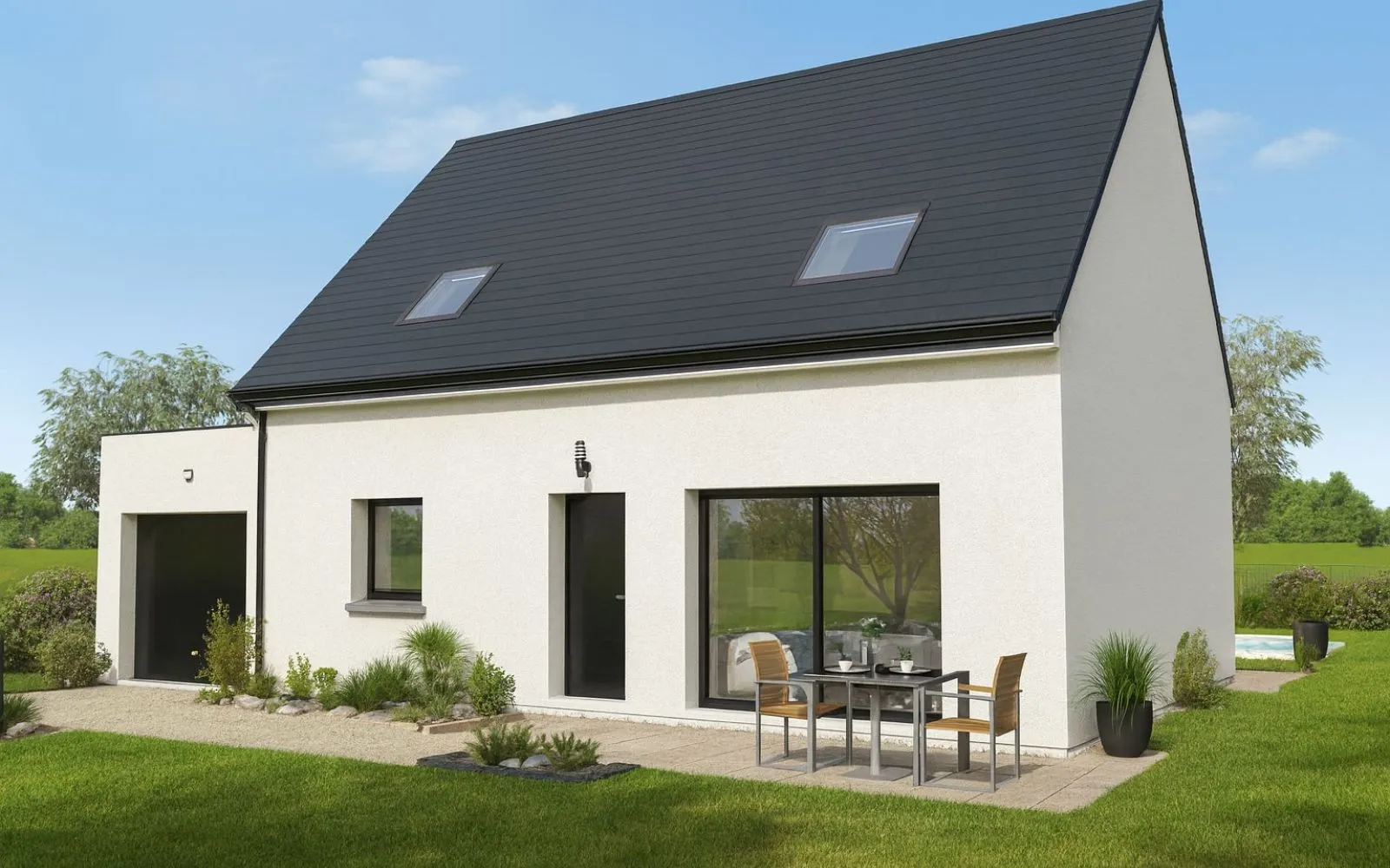 Projet de construction d'une maison 95 m² avec terrain à LANDEVANT (56) à Landévant — photo 1
