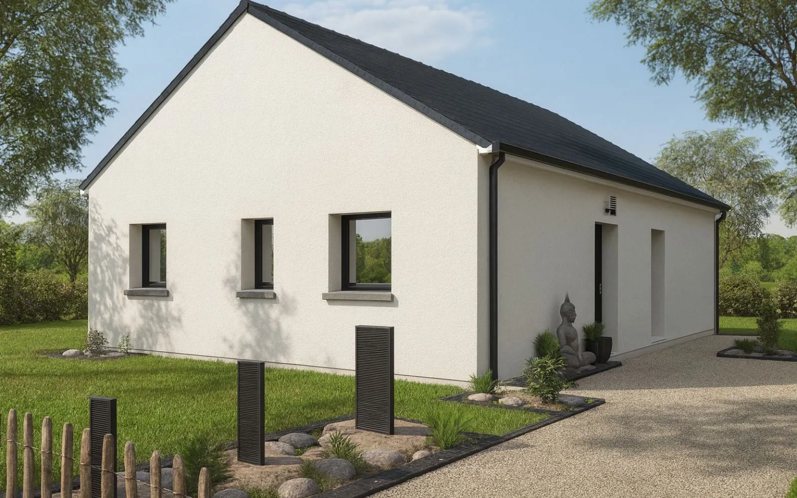 Projet de construction d'une maison 75 m² avec terrain à BAIN-DE-BRETAGNE (35) à Bain-de-Bretagne — photo 1