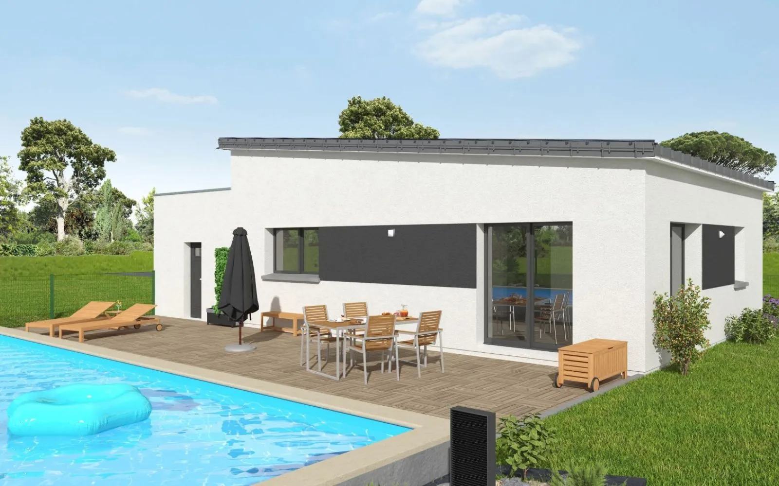 Projet de construction d'une maison 66 m² avec terrain à QUESTEMBERT (56) à Questembert — photo 1