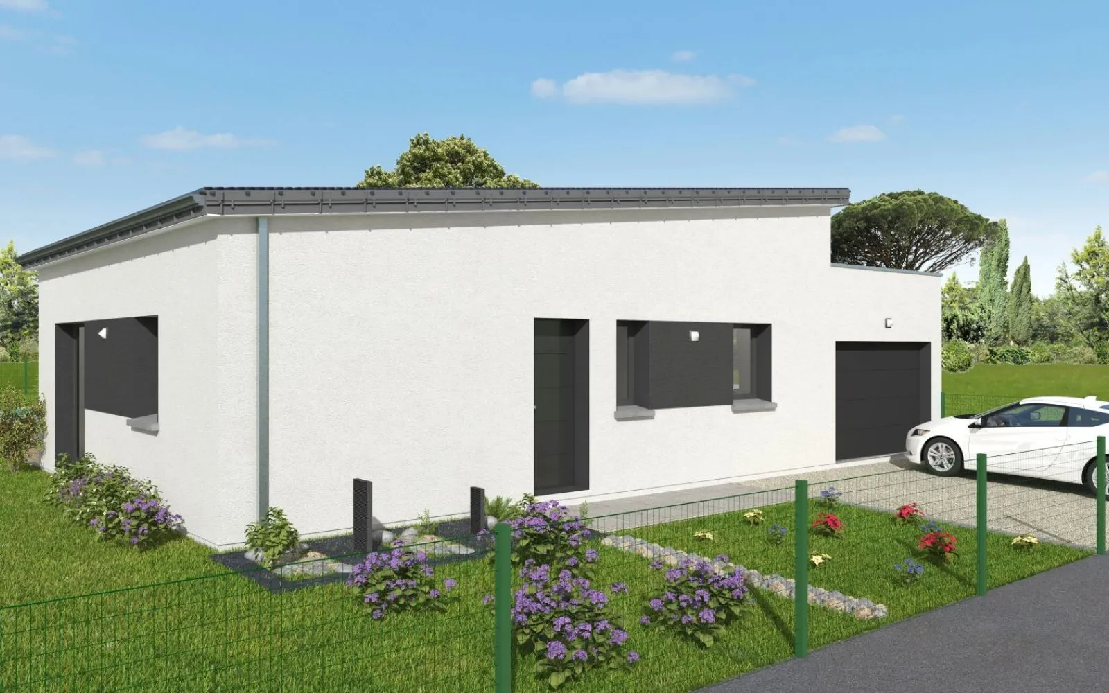 Projet de construction d'une maison 66 m² avec terrain à QUESTEMBERT (56) à Questembert — photo 2