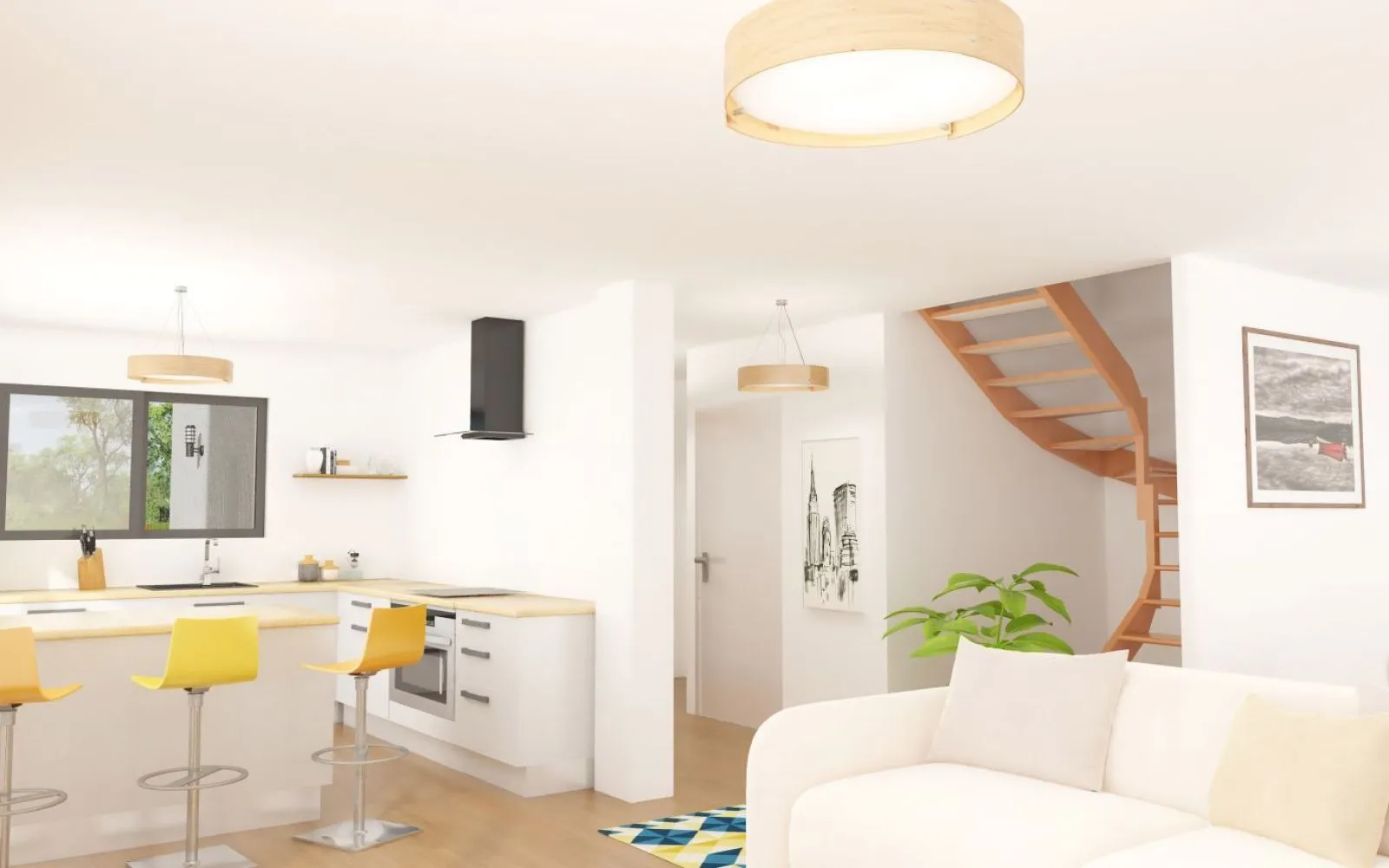Projet de construction d'une maison 104 m² avec terrain à MONTERBLANC (56) à Monterblanc — photo 3