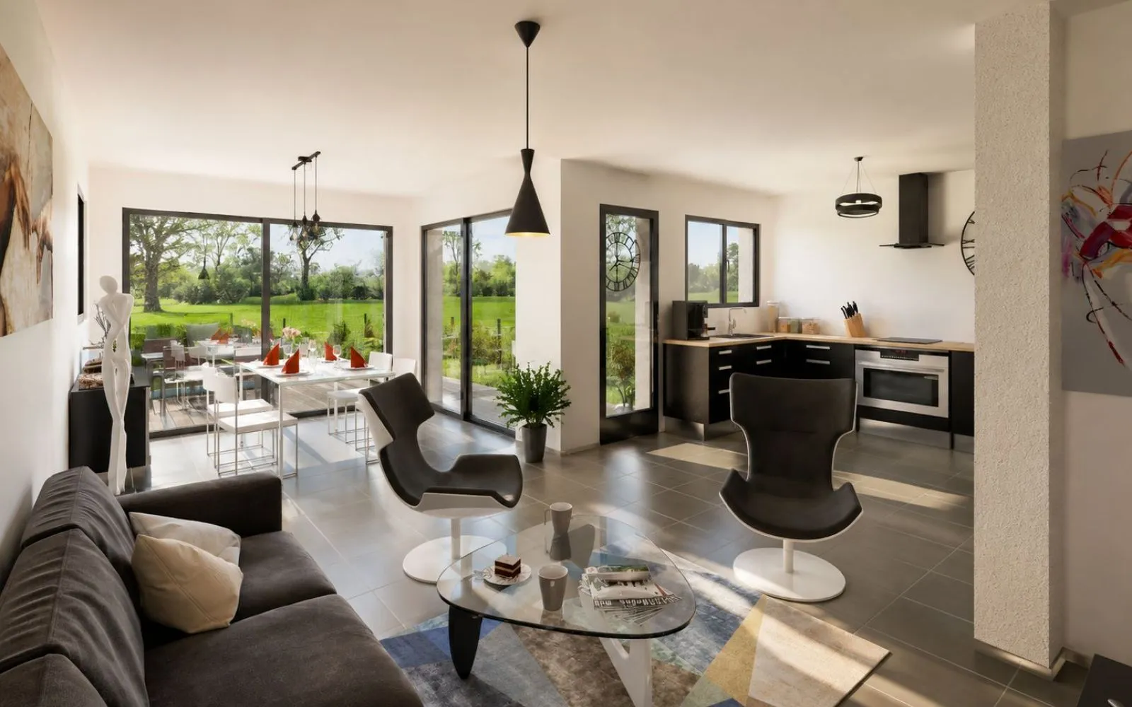 Projet de construction d'une maison 131 m² avec terrain à SAINT-AUBIN-DES-LANDES (35) à Saint-Aubin-des-Landes — photo 2