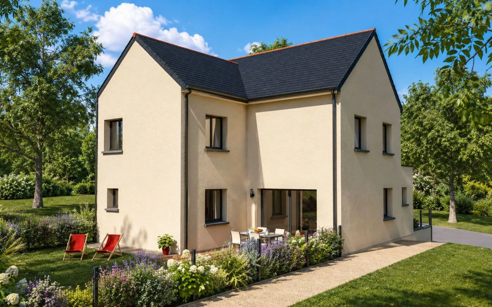 Projet de construction d'une maison 114 m² avec terrain à BAIN-DE-BRETAGNE (35) à Bain-de-Bretagne — photo 2