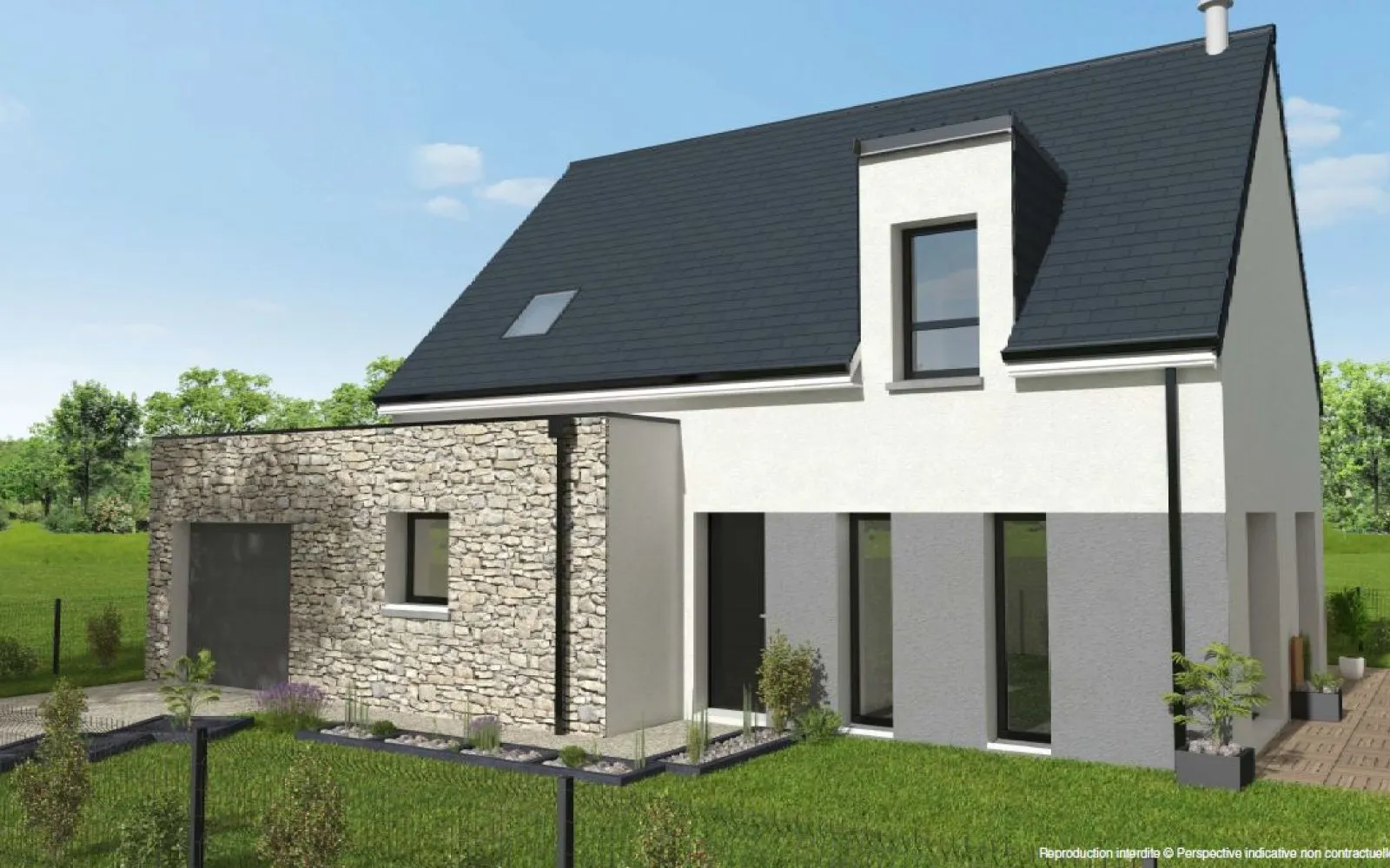 Projet de construction d'une maison 106 m² avec terrain à LAMBALLE (22) à Lamballe — photo 1