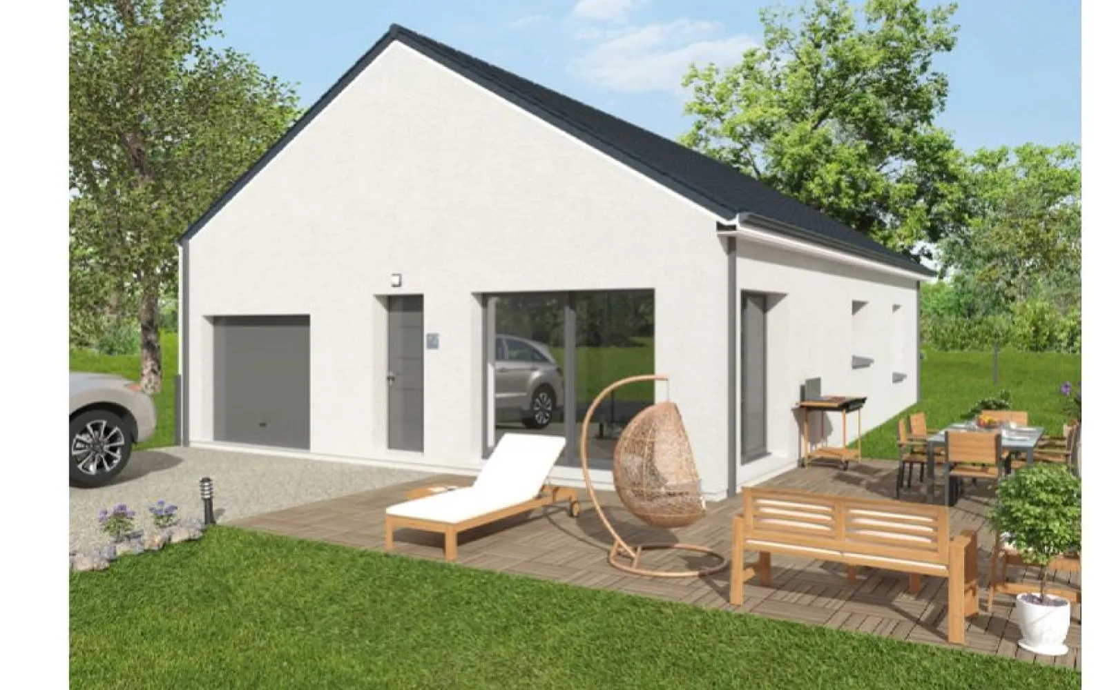Projet de construction d'une maison 74 m² avec terrain à LAMBALLE (22) à Lamballe — photo 1