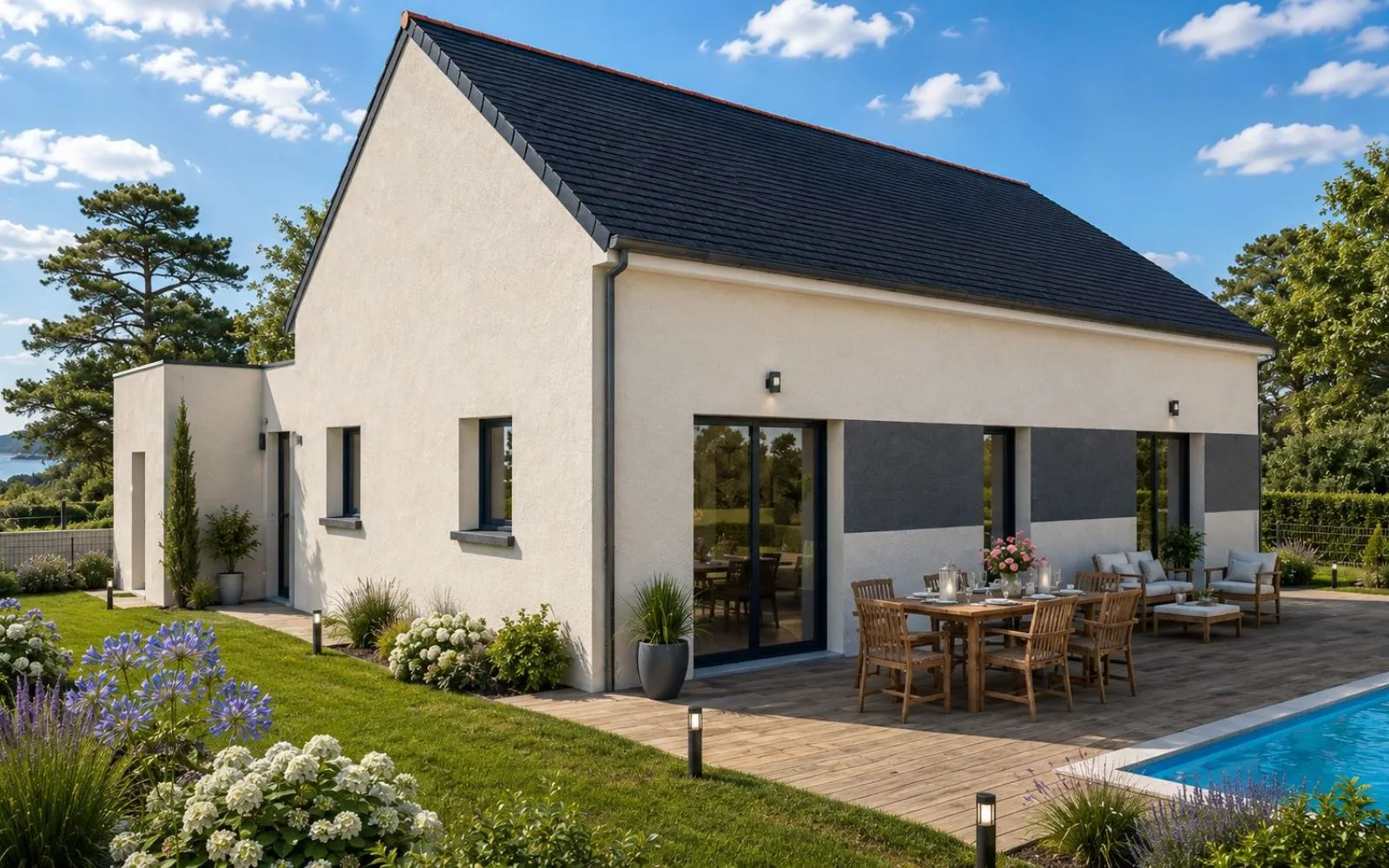 Projet de construction d'une maison 92 m² avec terrain à SAINT-CARREUC (22) à Saint-Carreuc — photo 2