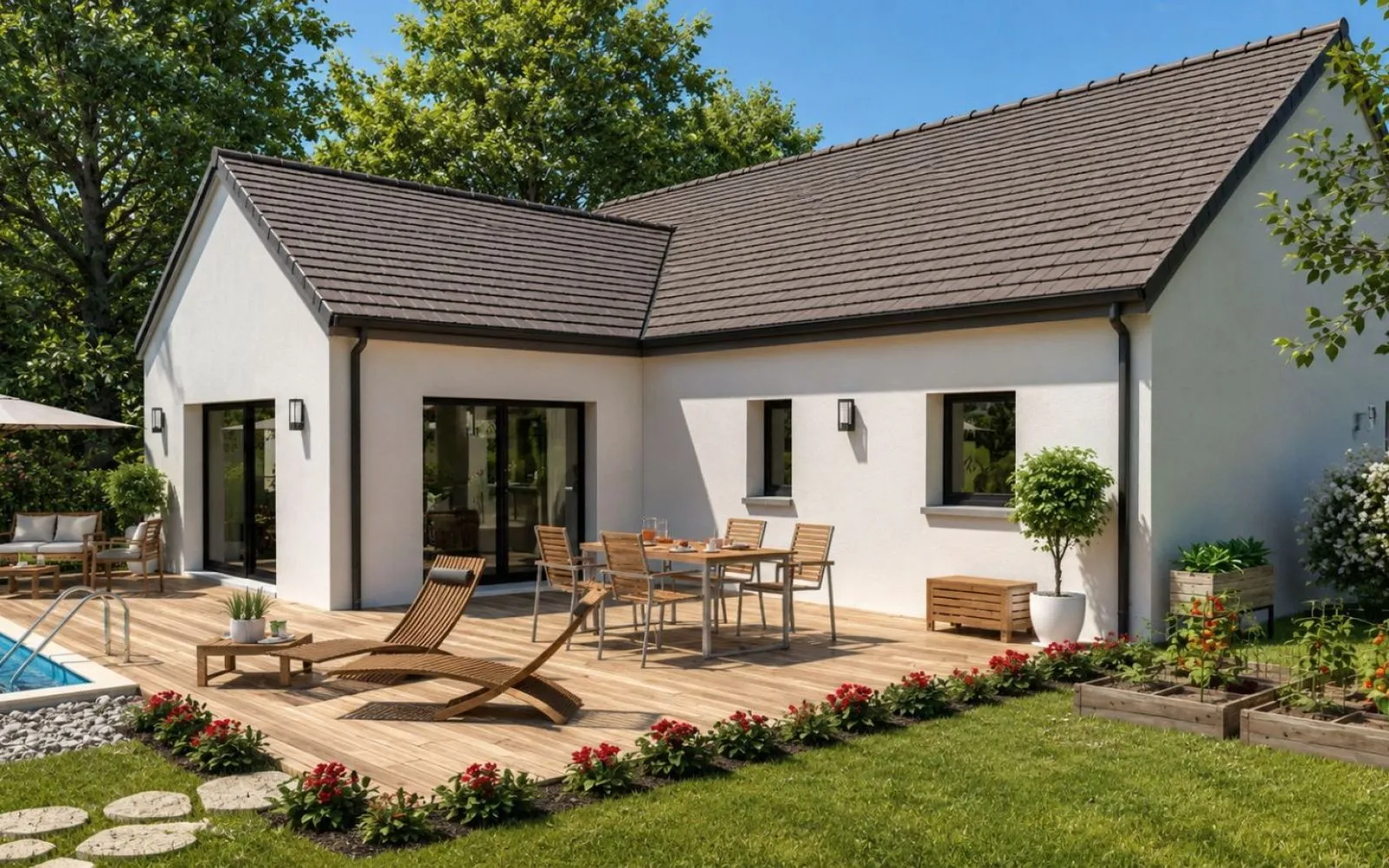 Projet de construction d'une maison 100 m² avec terrain à SAINT-BROLADRE (35) à Saint-Broladre — photo 2
