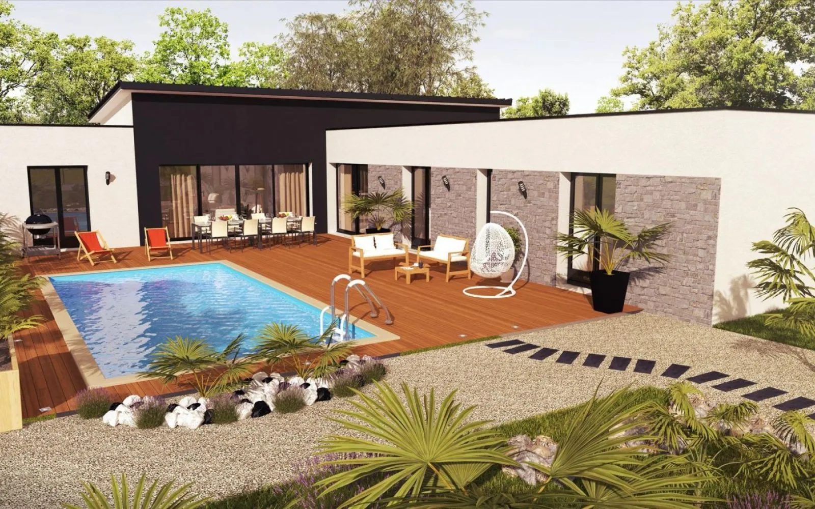Projet de construction d'une maison 95 m² avec terrain à GUIDEL (56) à Guidel — photo 4