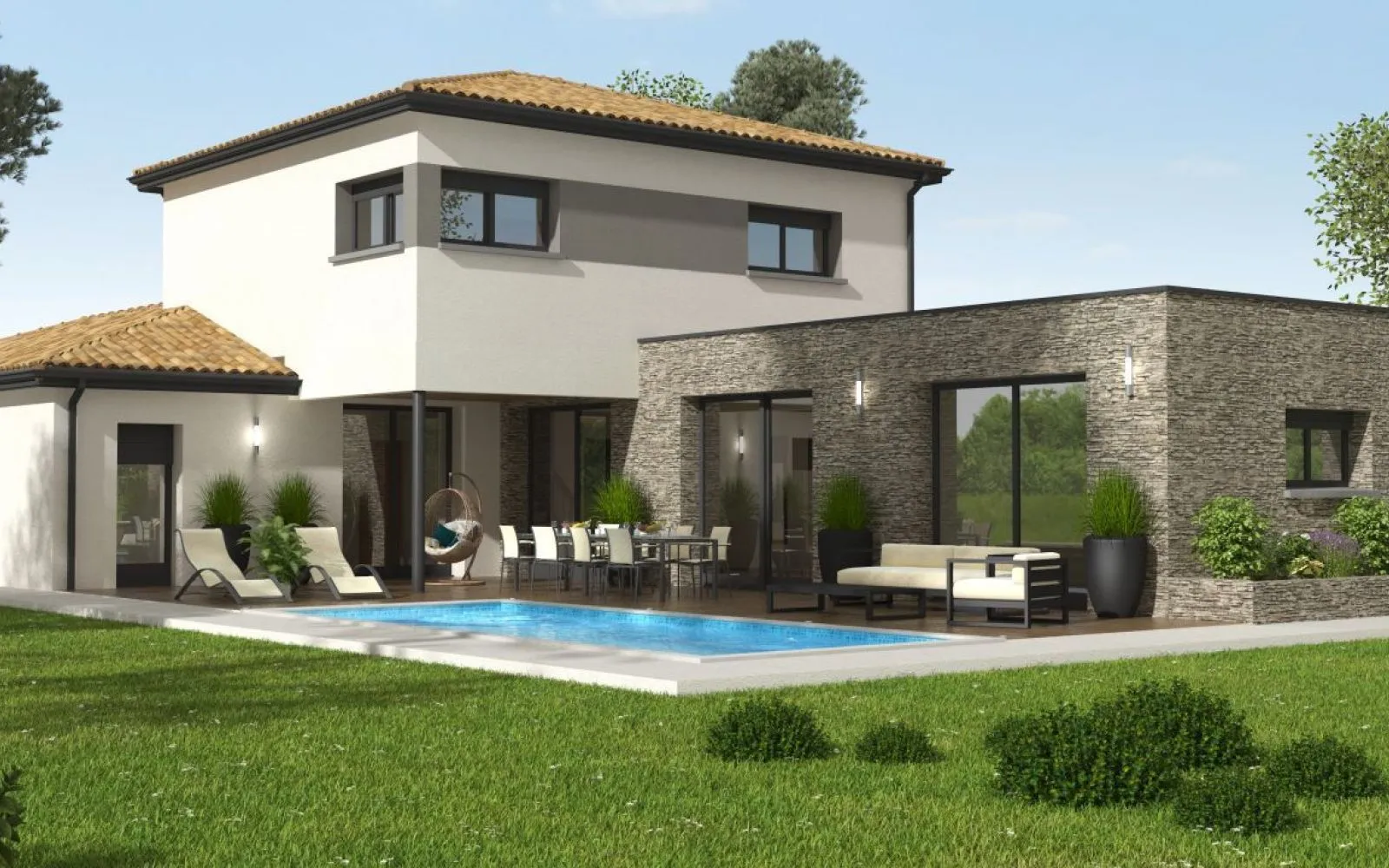 Projet de construction d'une maison 141 m² avec terrain à DONNEVILLE (31) au prix de 492500€. à Donneville — photo 3