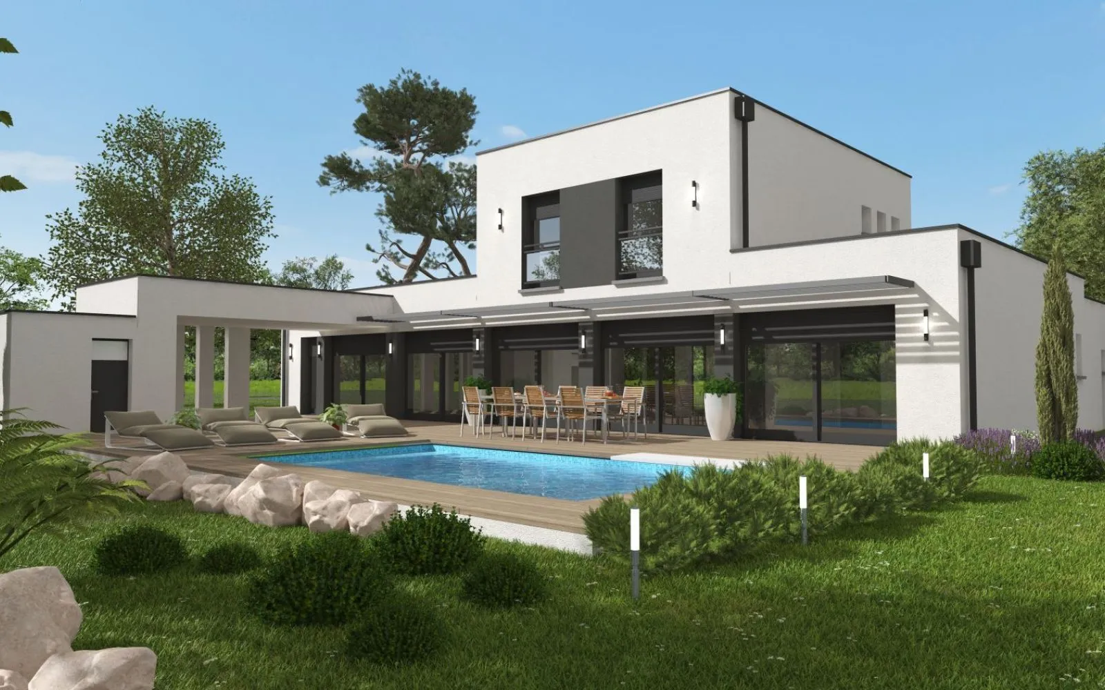 Projet de construction d'une maison 179 m² avec terrain à DONNEVILLE (31) au prix de 534500€. à Donneville — photo 2