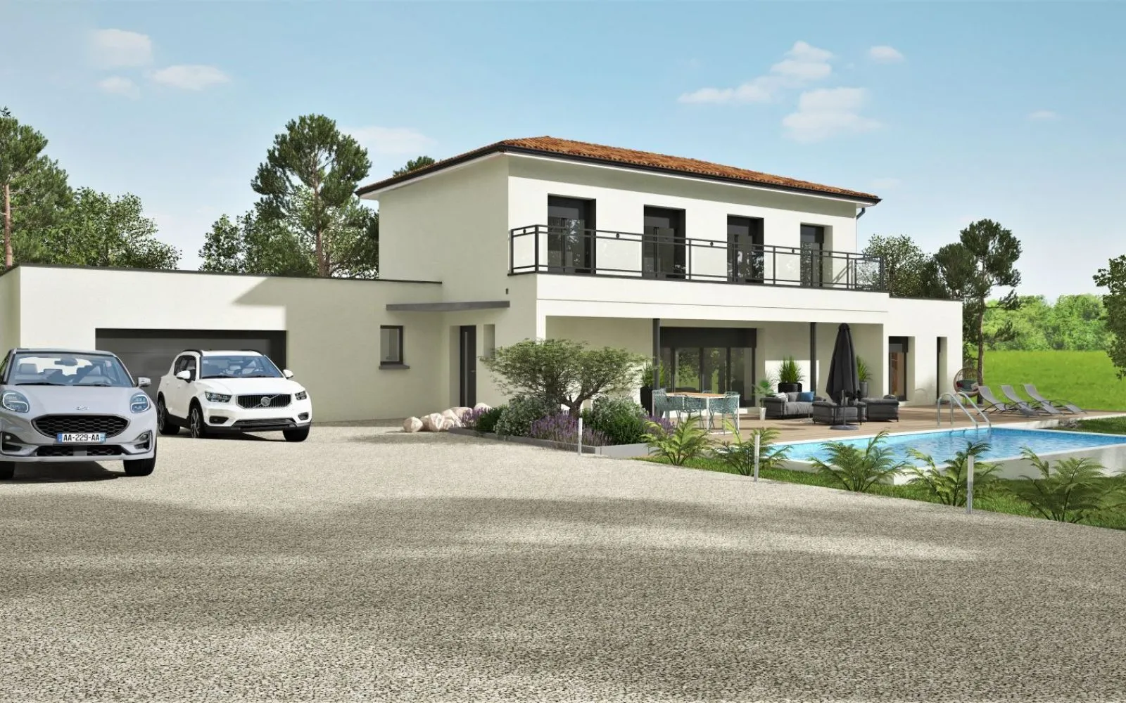 Projet de construction d'une maison 141 m² avec terrain à DONNEVILLE (31) au prix de 442500€. à Donneville — photo 1