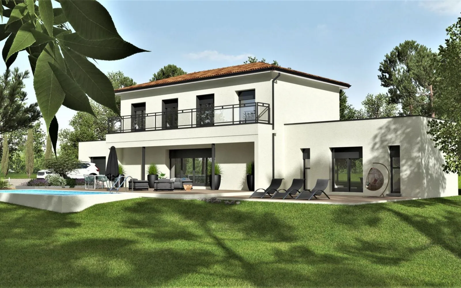 Projet de construction d'une maison 141 m² avec terrain à DONNEVILLE (31) au prix de 442500€. à Donneville — photo 3