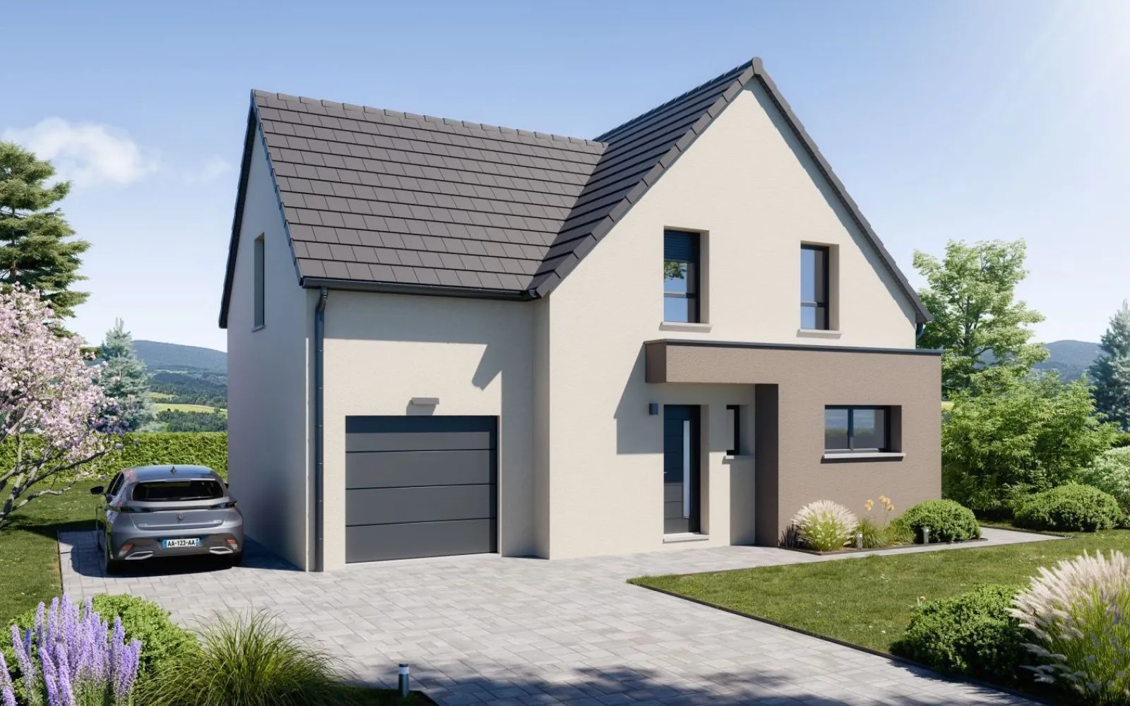Projet de construction d'une maison 101 m² avec terrain à SAINTE-CROIX-EN-PLAINE (68) à Sainte-Croix-en-Plaine — photo 1