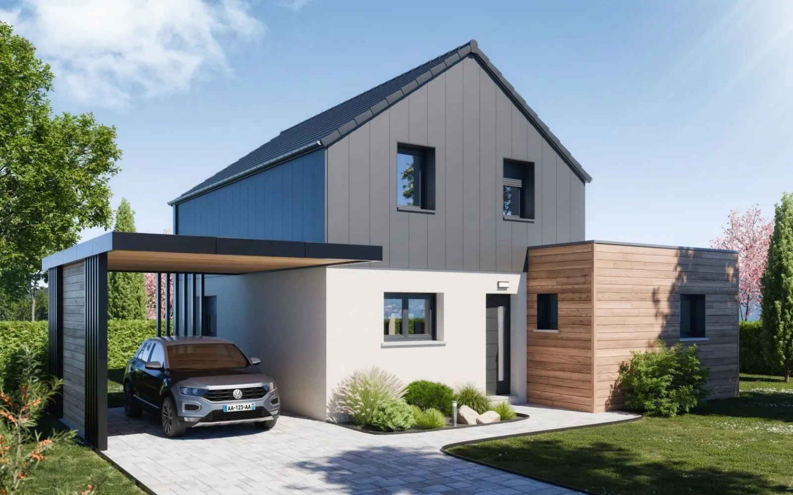 Projet de construction d'une maison 103 m² avec terrain à SOULTZMATT (68) à Soultzmatt — photo 1