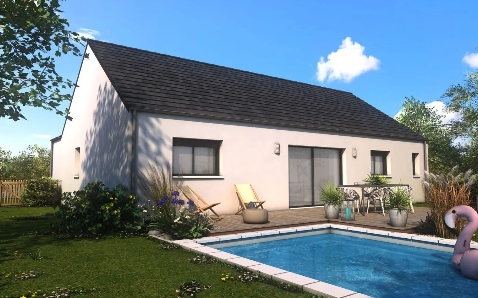 Maison 94.91 m² avec terrain à VERN-D'ANJOU (49) à Vern-d'Anjou — photo 2
