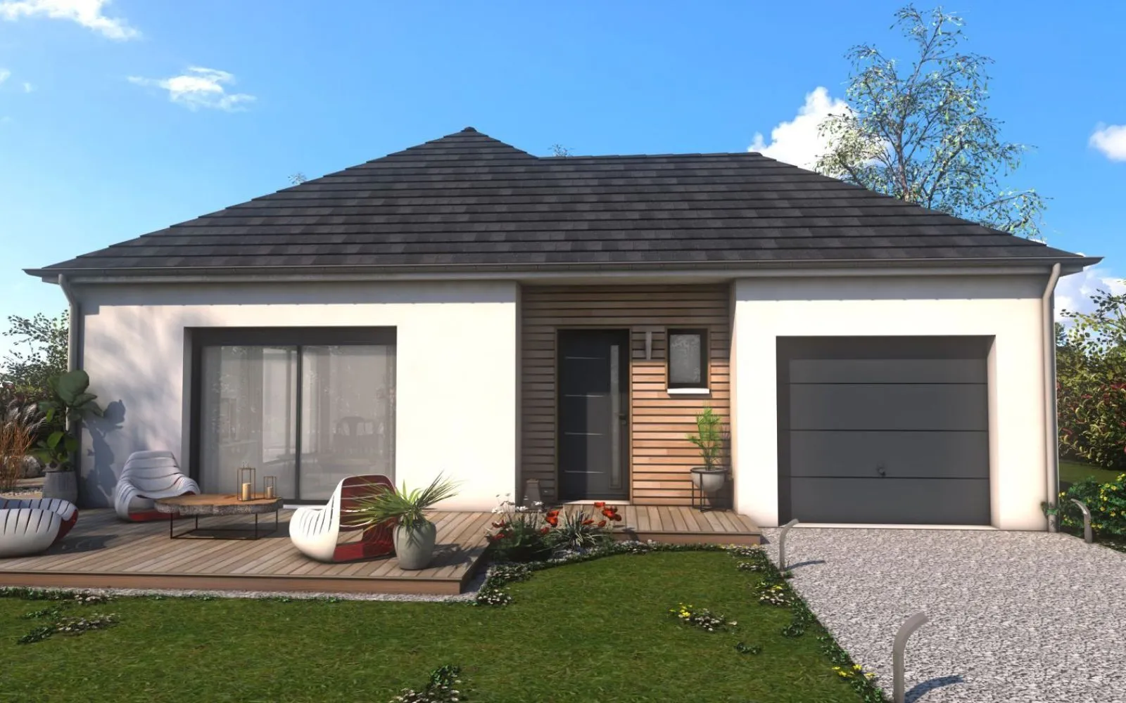 Maison 105.89 m² avec terrain à VERN-D'ANJOU (49) à Vern-d'Anjou — photo 1