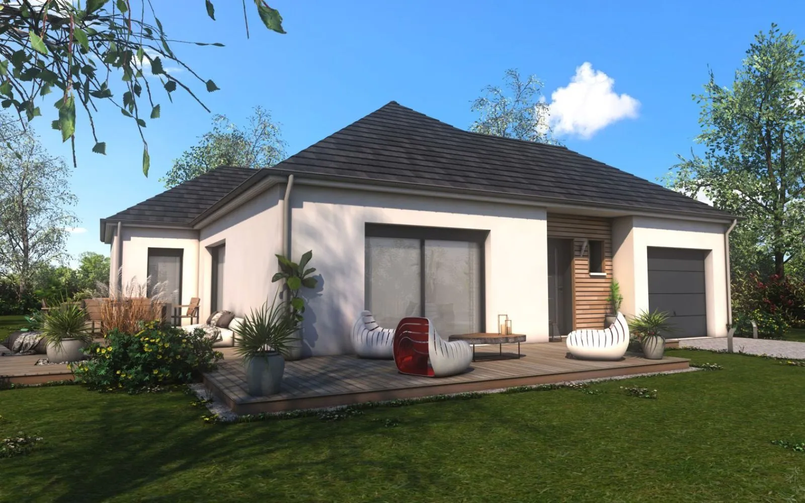 Maison 105.89 m² avec terrain à VERN-D'ANJOU (49) à Vern-d'Anjou — photo 2