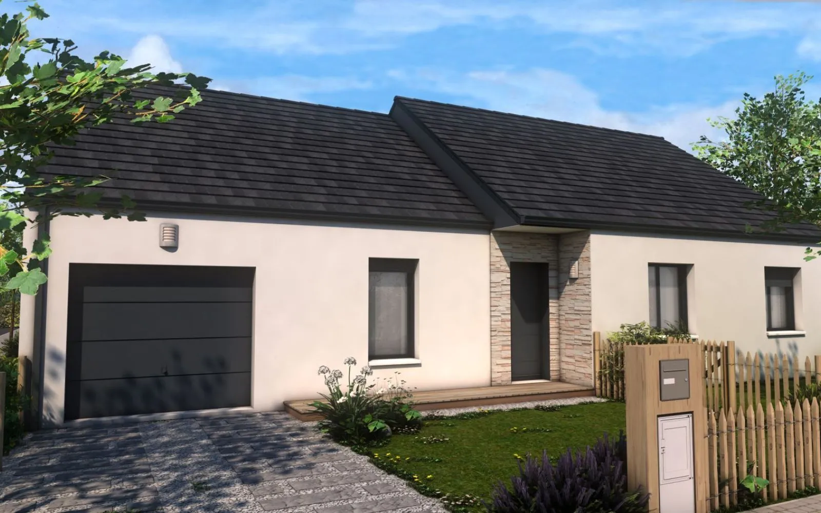 Maison 94.74 m² avec terrain à VERN-D'ANJOU (49) à Vern-d'Anjou — photo 1