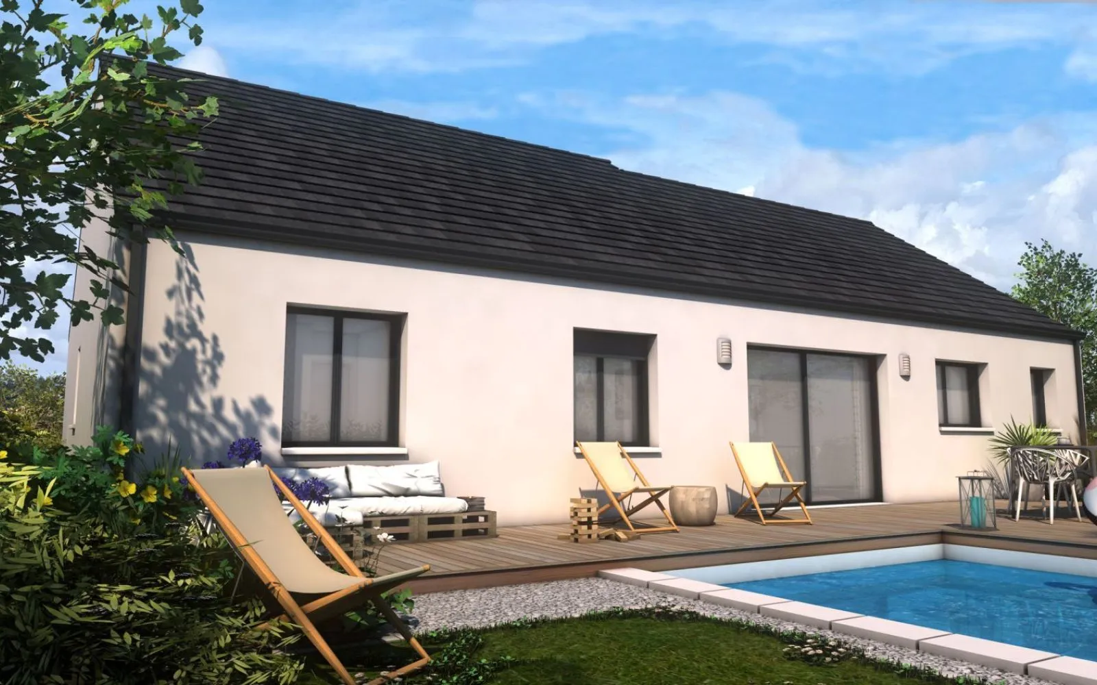 Maison 94.74 m² avec terrain à VERN-D'ANJOU (49) à Vern-d'Anjou — photo 2
