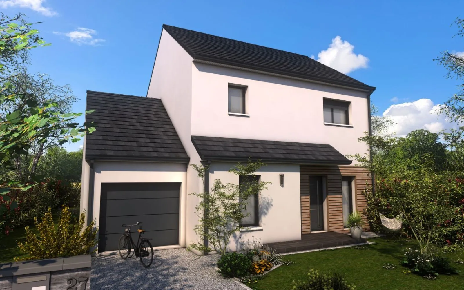 Maison 117.32 m² avec terrain à LONGUE-JUMELLES (49) à Longué-Jumelles — photo 1