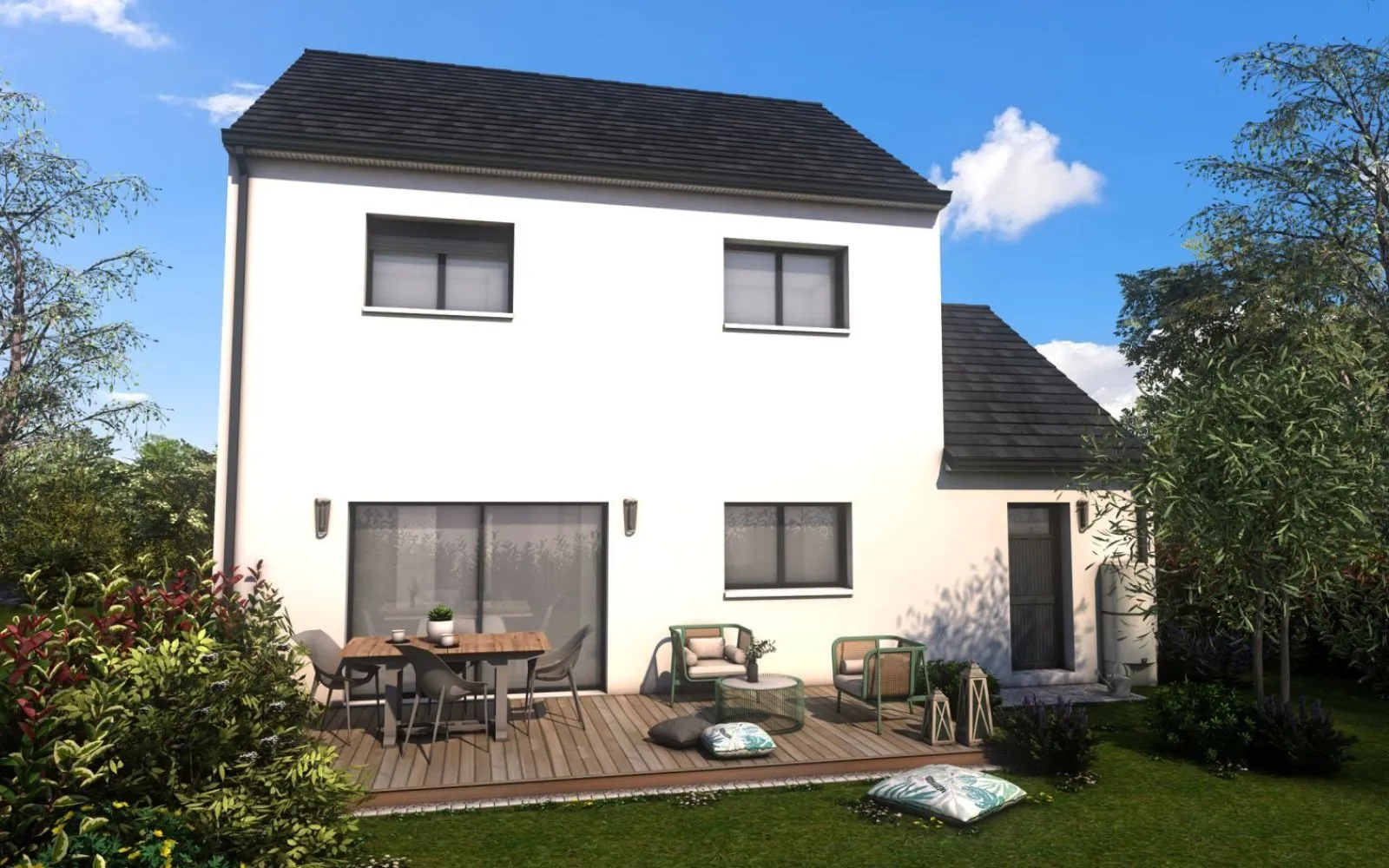 Maison 117.32 m² avec terrain à LONGUE-JUMELLES (49) à Longué-Jumelles — photo 2