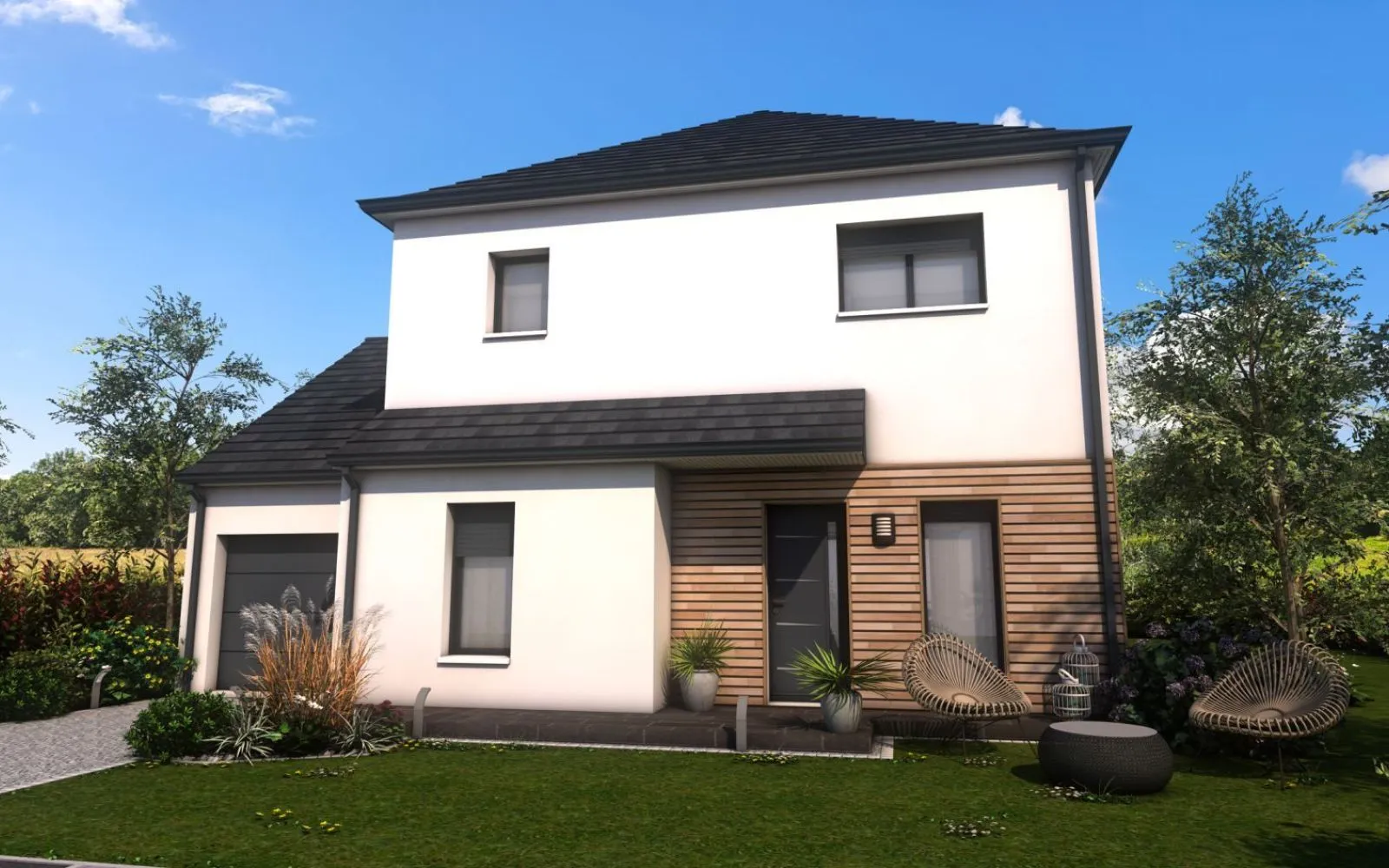 Maison 117.32 m² avec terrain à LONGUE-JUMELLES (49) à Longué-Jumelles — photo 1
