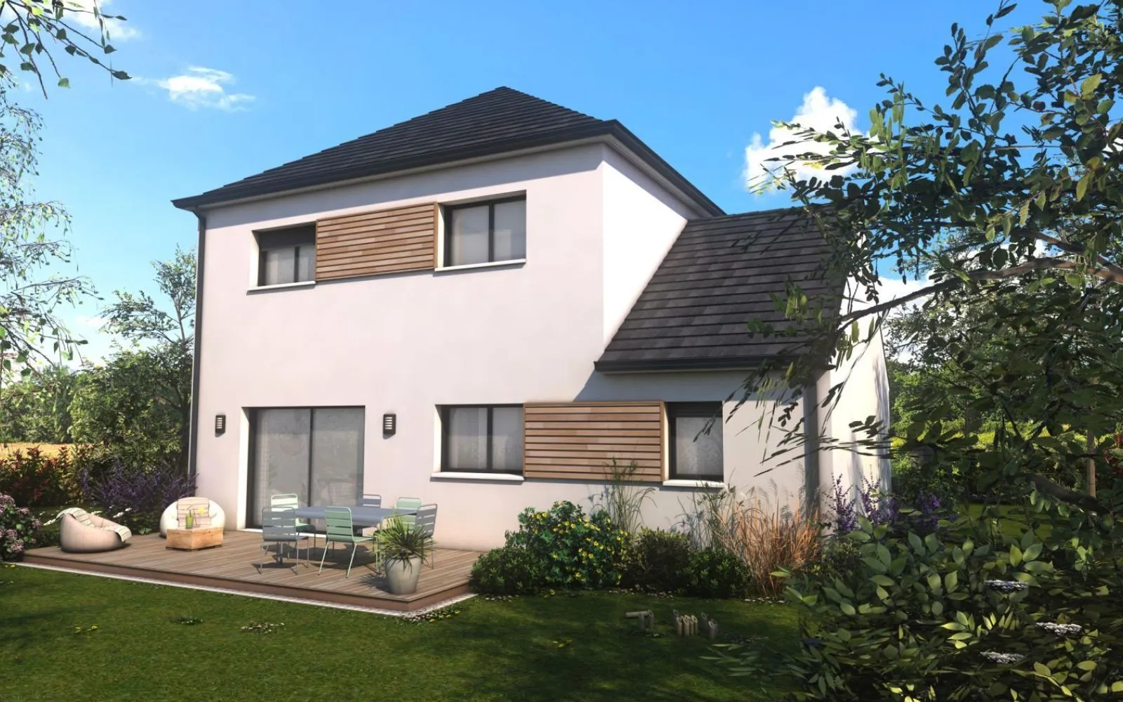 Maison 117.32 m² avec terrain à LONGUE-JUMELLES (49) à Longué-Jumelles — photo 2