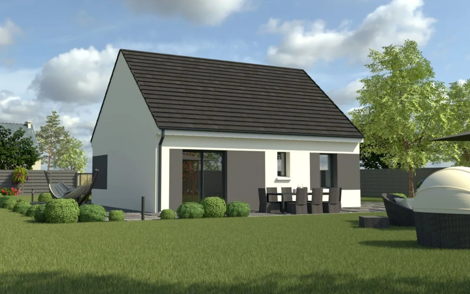 Projet de construction d'une maison 90 m² avec terrain à MAREUIL-SUR-OURCQ (60) à Mareuil-sur-Ourcq — photo 2