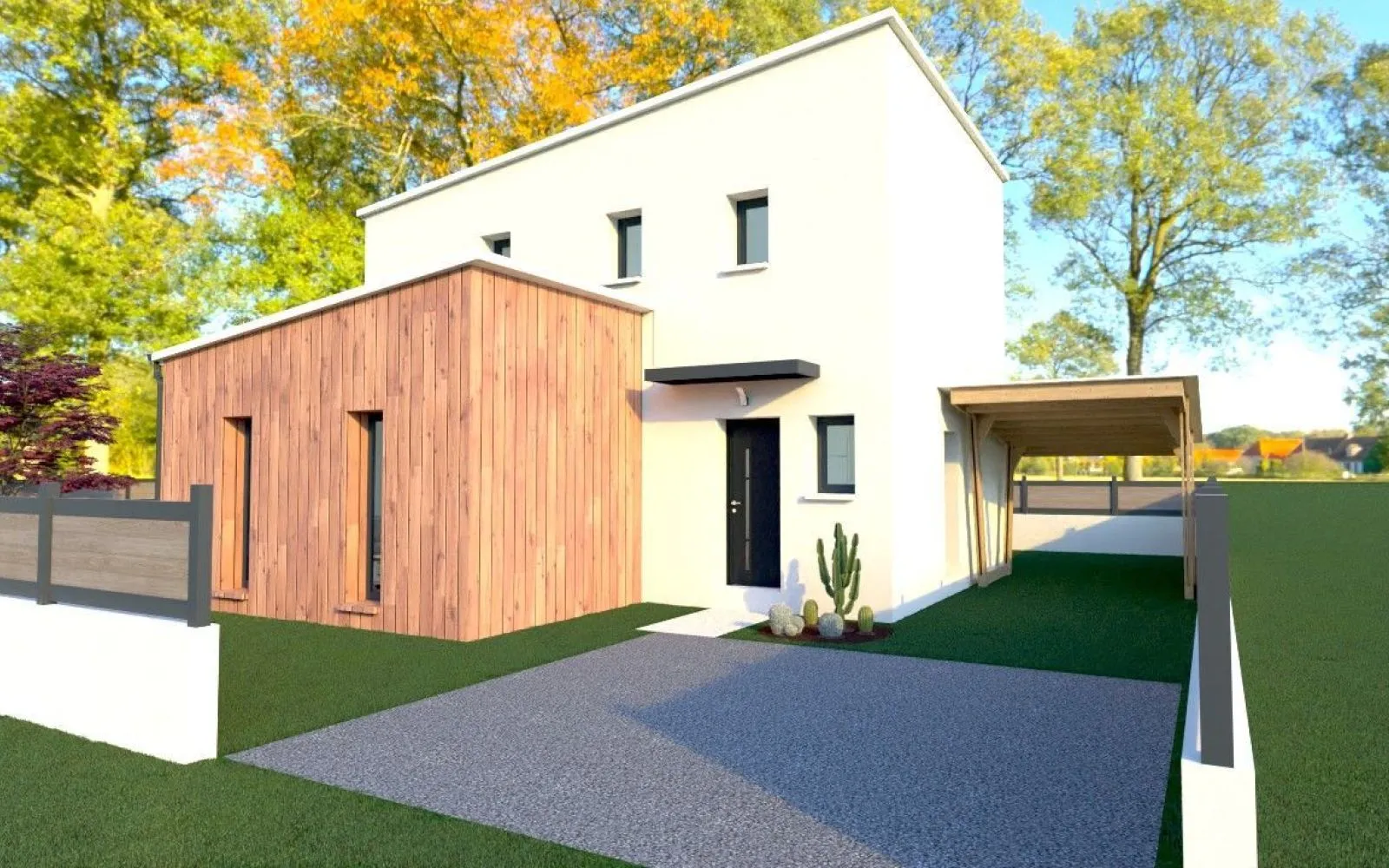 Projet de construction d'une maison 100 m² avec terrain à BRIEC (29) à Briec — photo 2