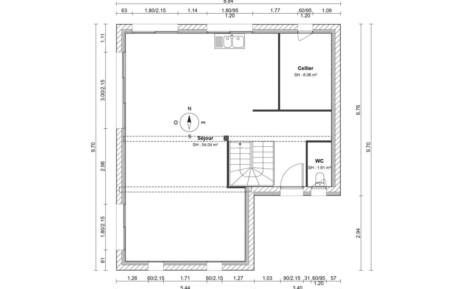 Projet de construction d'une maison 100 m² avec terrain à BRIEC (29) à Briec — photo 5