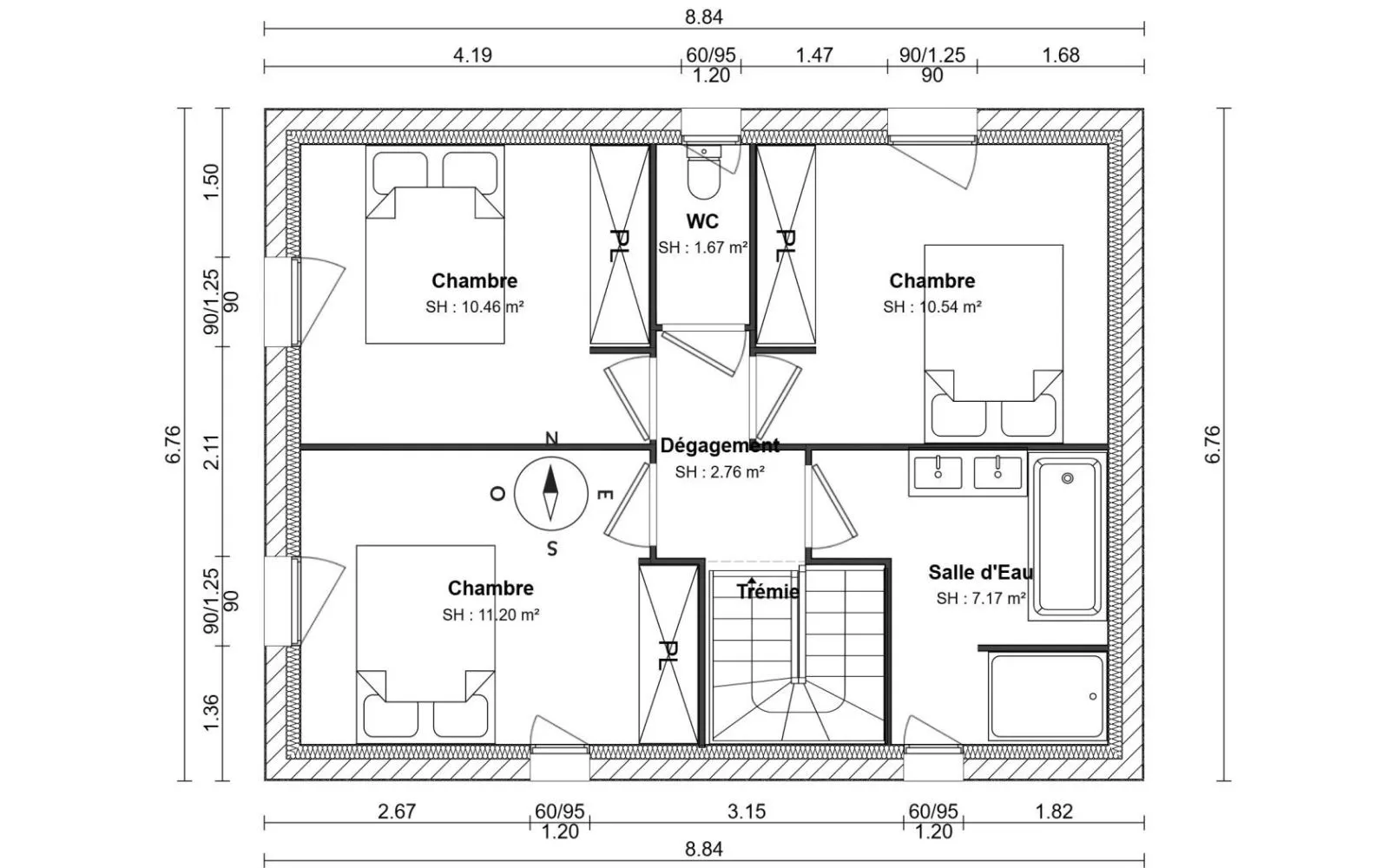 Projet de construction d'une maison 100 m² avec terrain à BRIEC (29) à Briec — photo 6