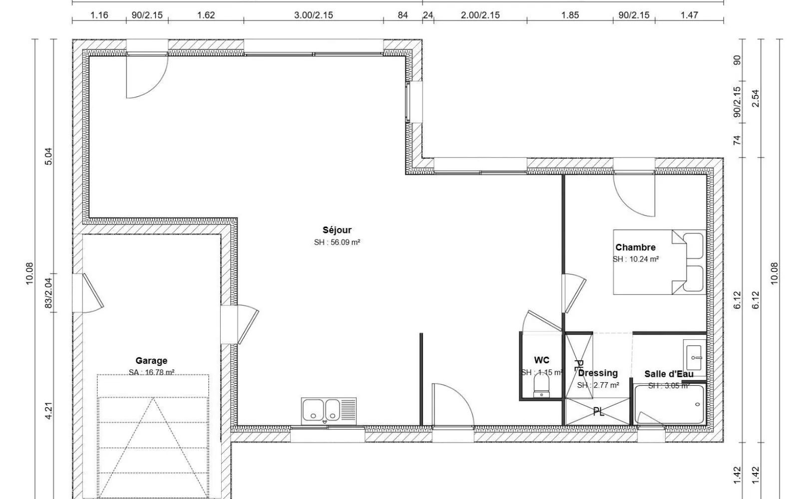 Projet de construction d'une maison 110 m² avec terrain à MELGVEN (29) à Melgven — photo 3