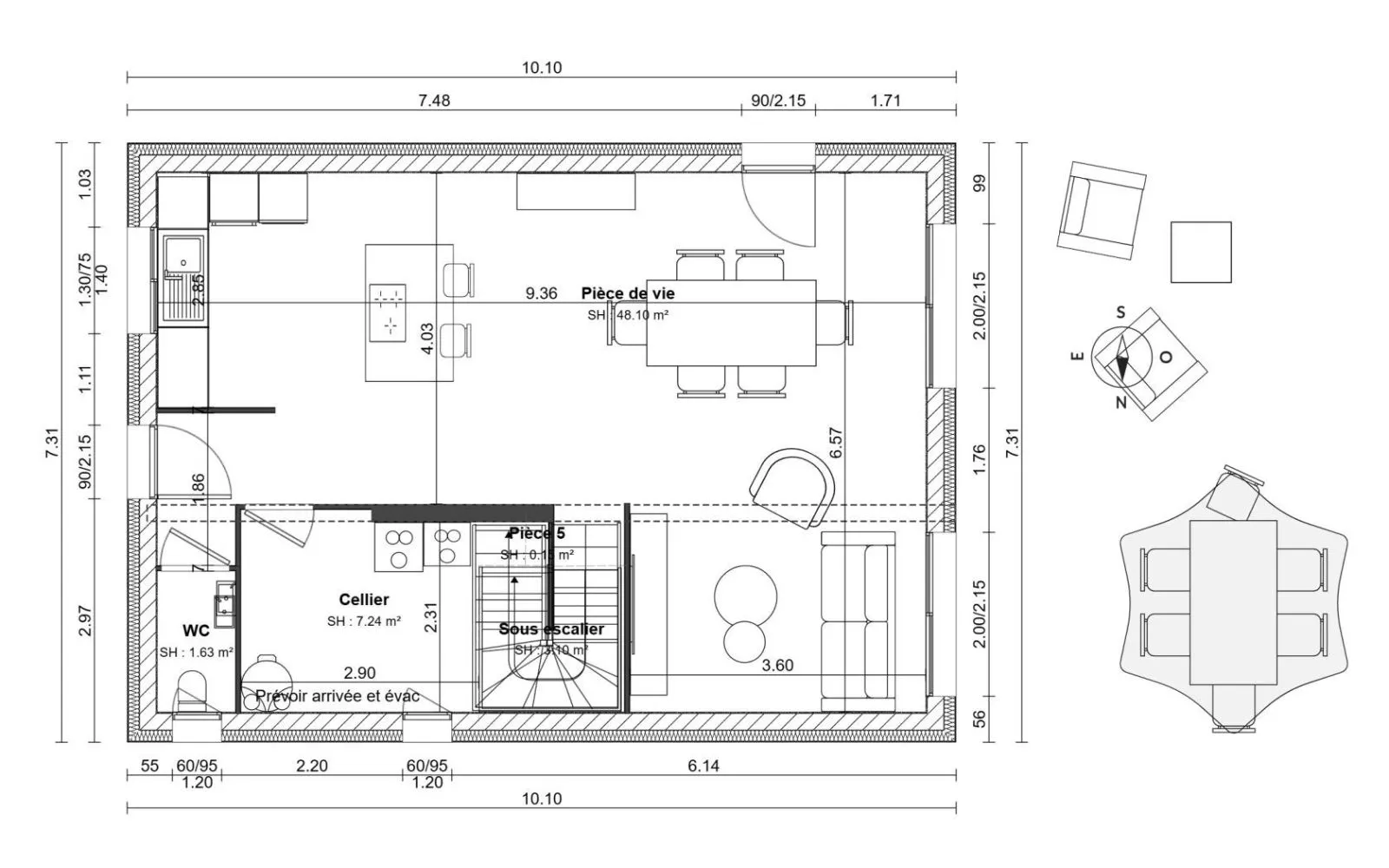 Projet de construction d'une maison 100 m² avec terrain à LOCTUDY (29) à Loctudy — photo 6