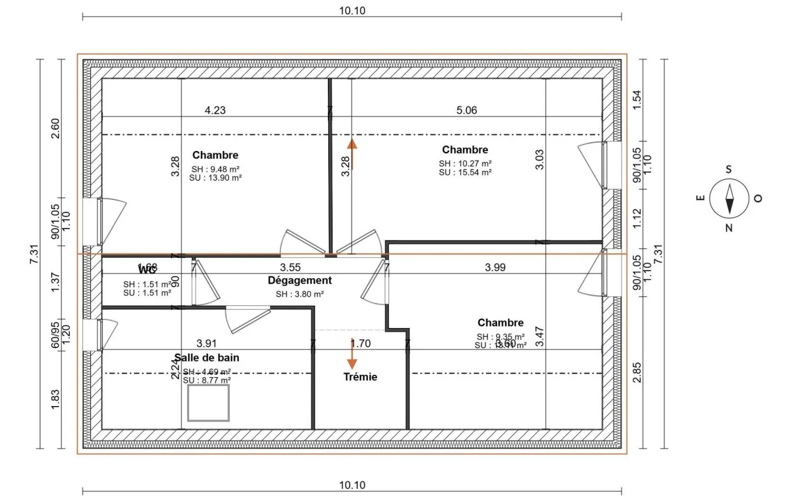 Projet de construction d'une maison 100 m² avec terrain à LOCTUDY (29) à Loctudy — photo 7