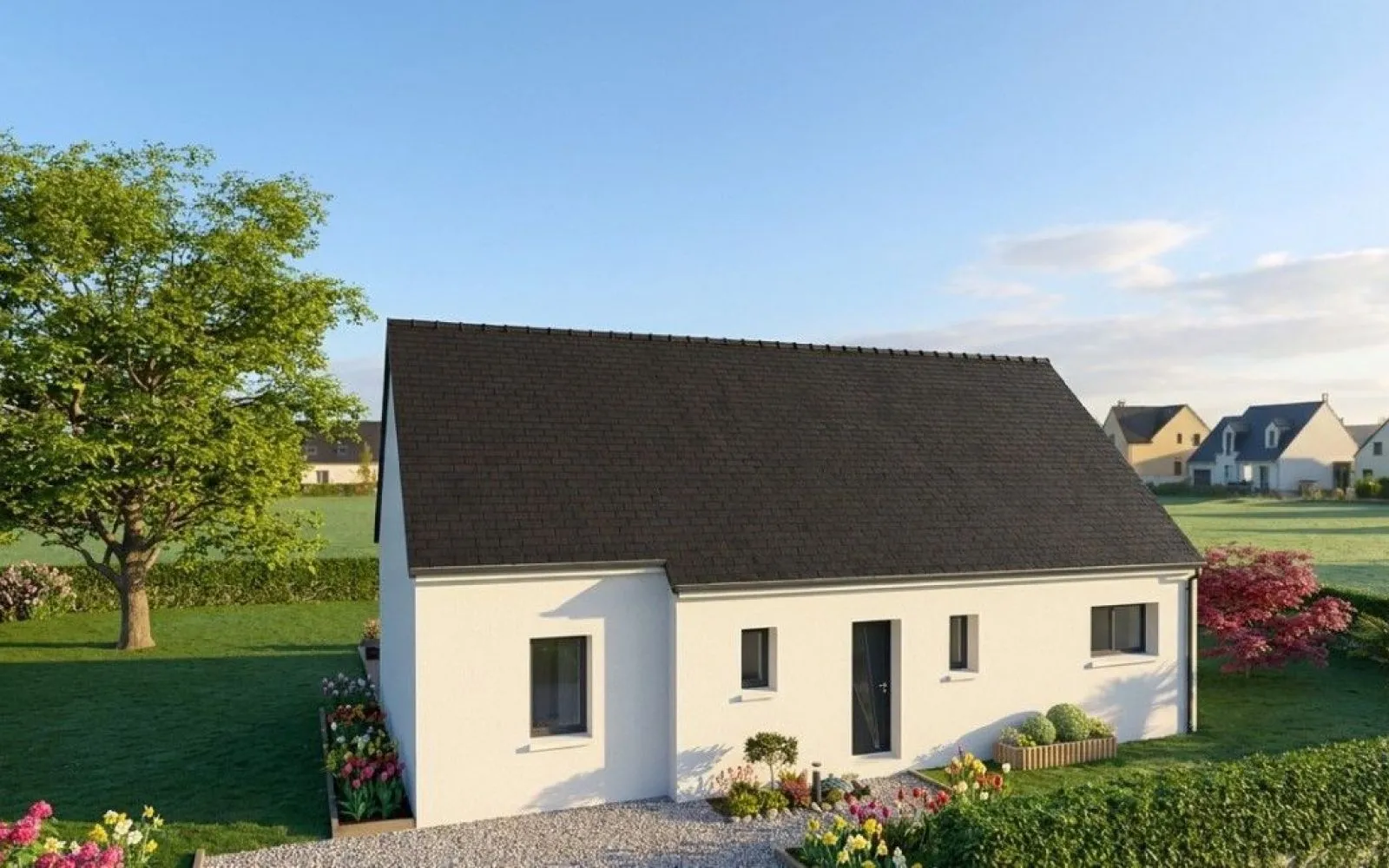 Projet de construction d'une maison 90 m² avec terrain à PLEUVEN (29) à Pleuven — photo 1