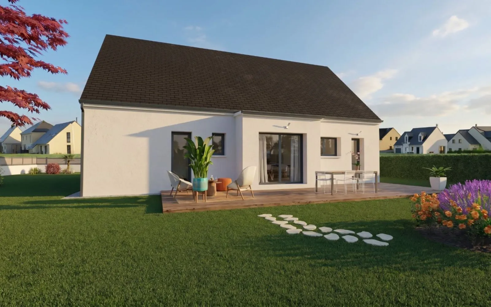 Projet de construction d'une maison 90 m² avec terrain à PENMARCH (29) à Penmarch — photo 1
