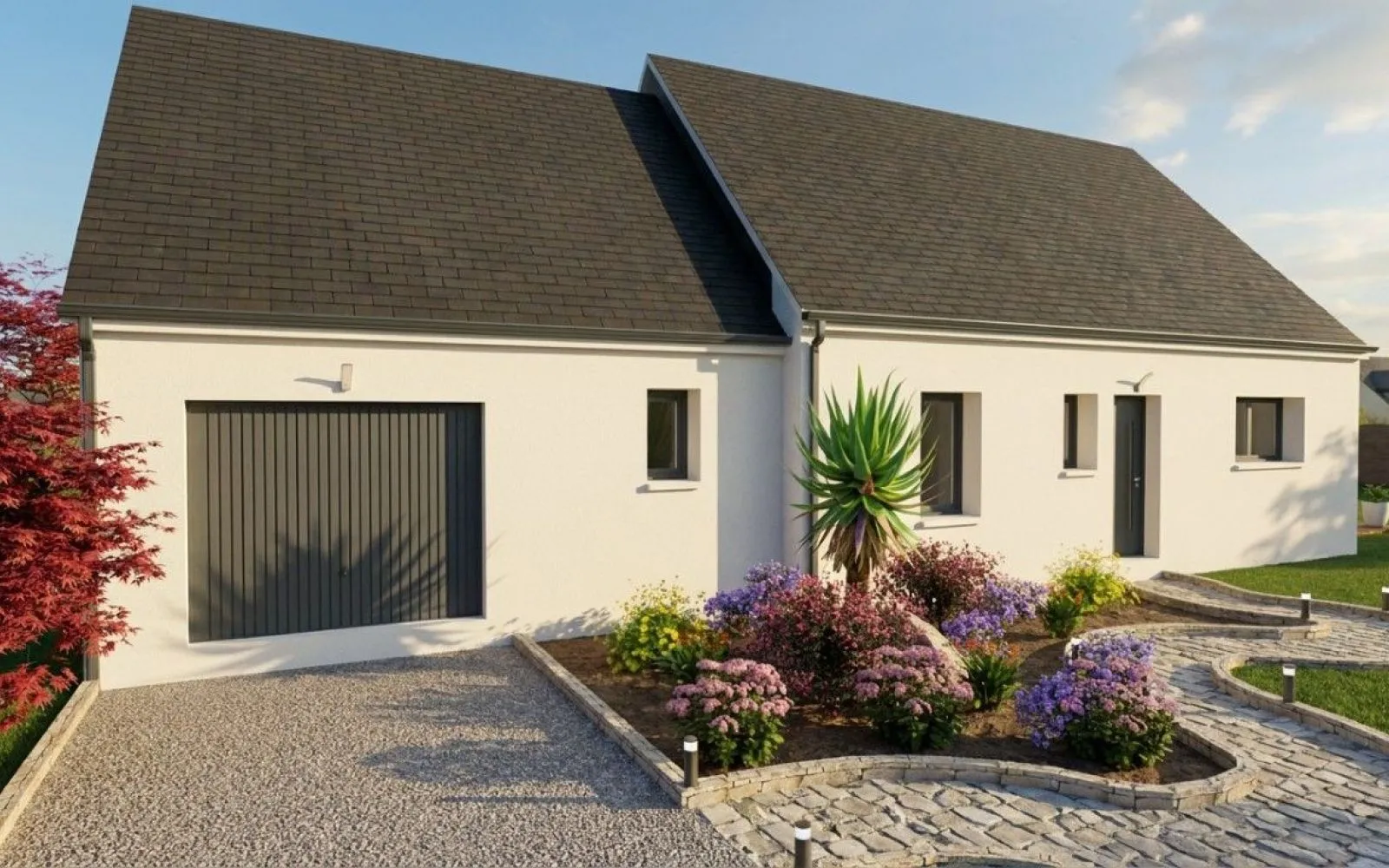 Projet de construction d'une maison 90 m² avec terrain à BAYE (29) à Baye — photo 2